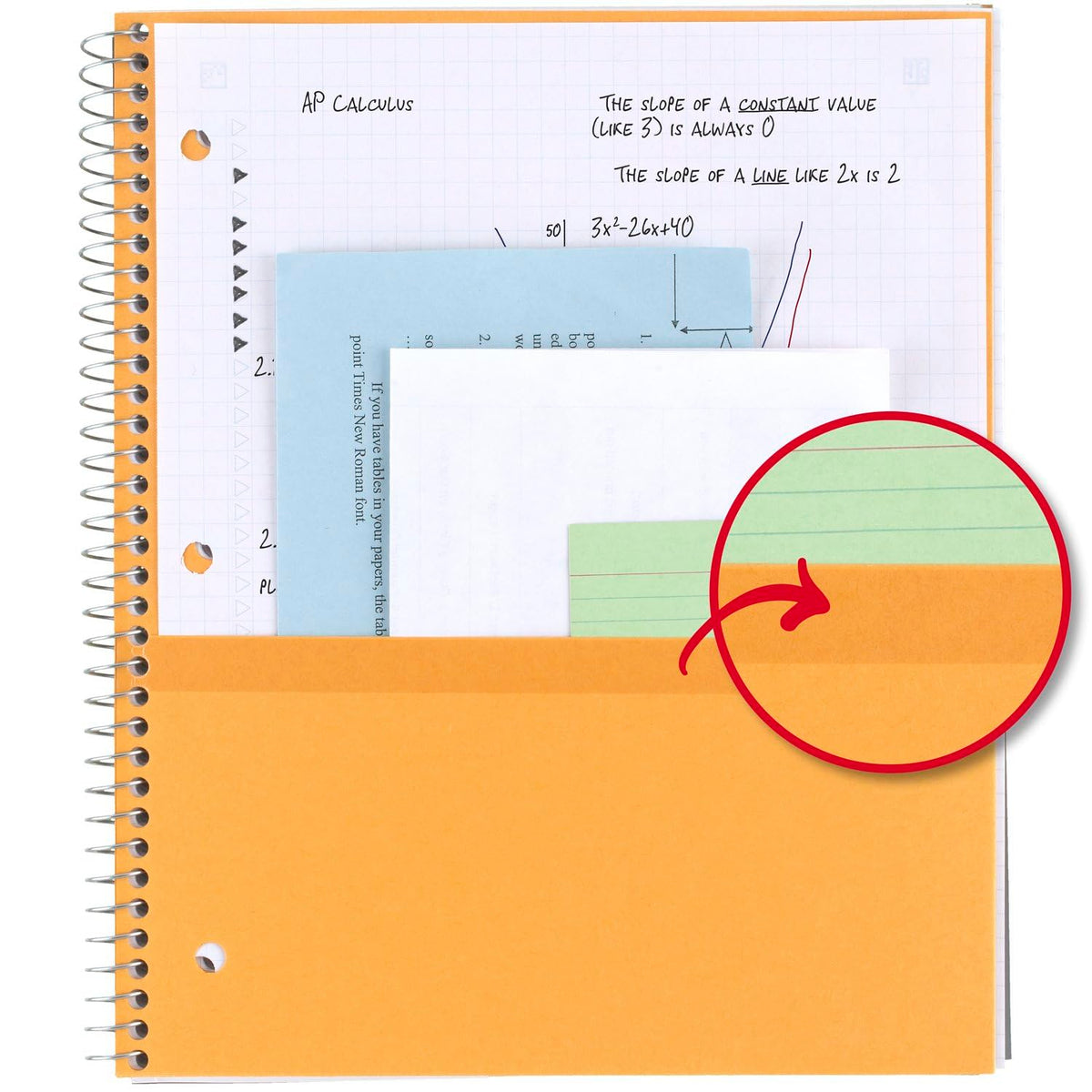 Five Star Spiral Notebook + Study App, 2 Pack, 1 Subject, College Ruled Paper, 100 Sheets, 8-1/2" x