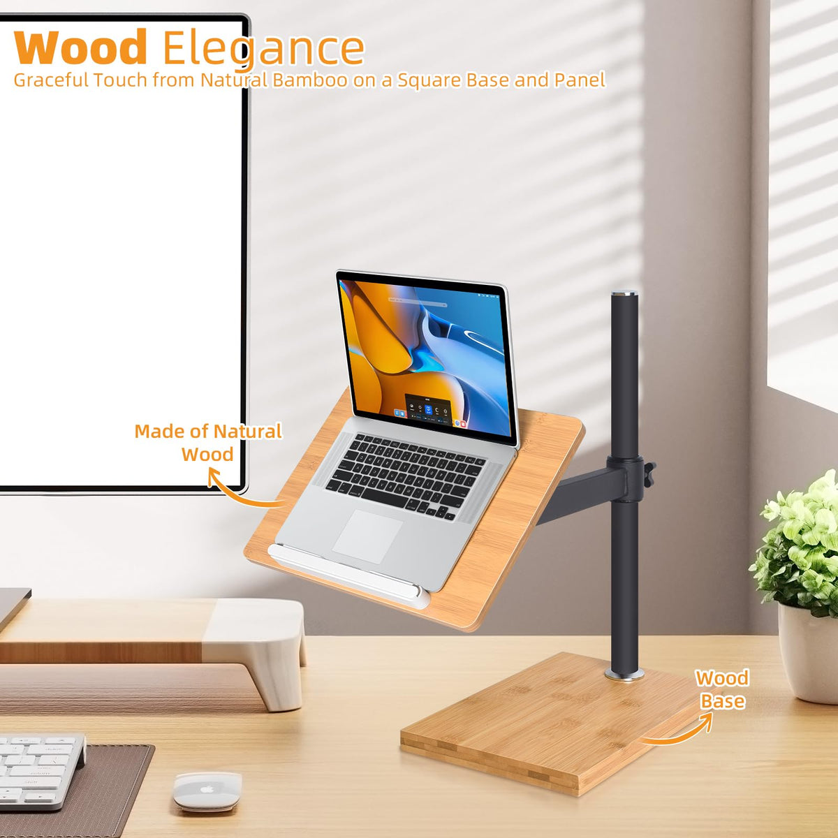wishacc Adjustable Book Stand for Reading, Ergonomic Desktop Book Reading Stand with Height & Angle