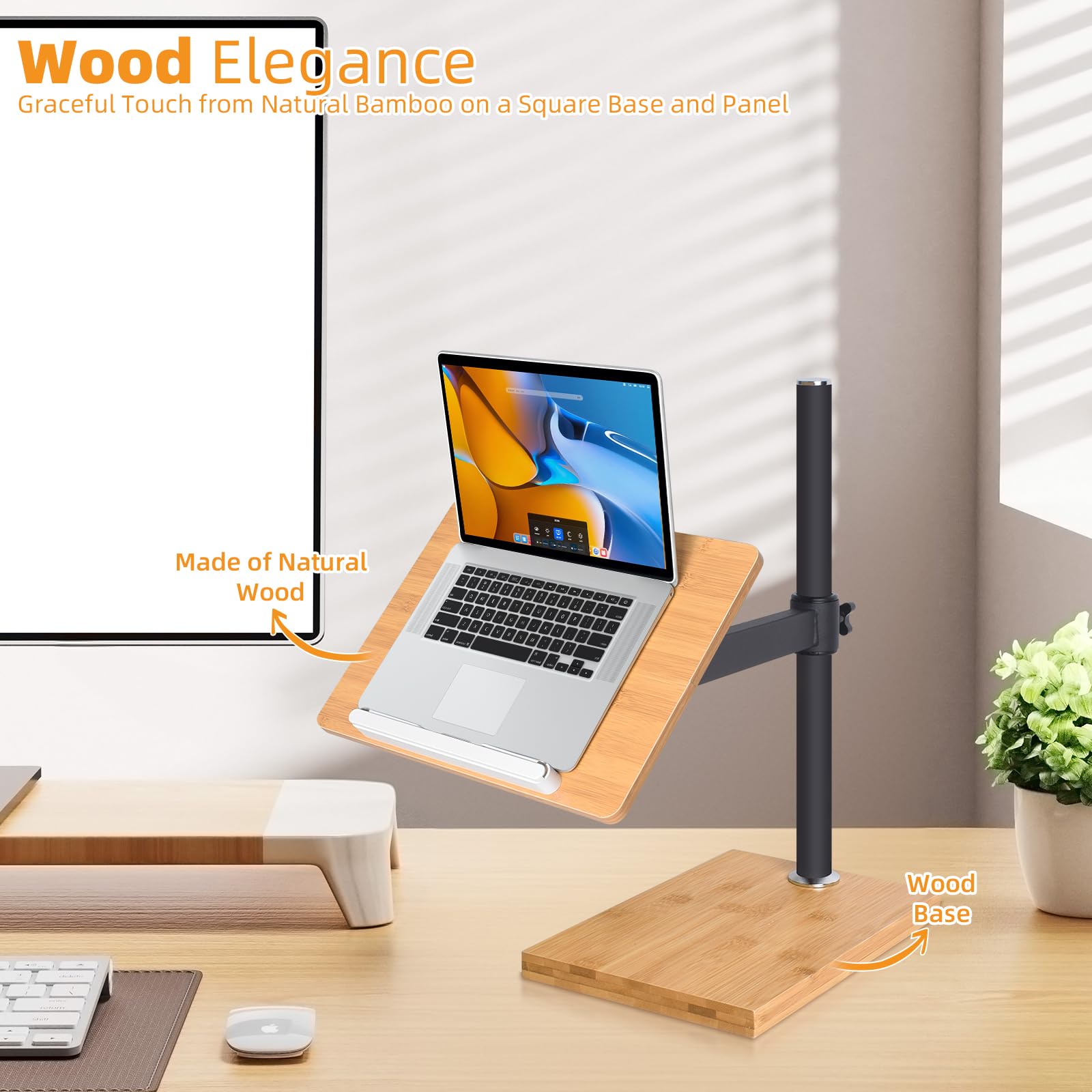 wishacc Adjustable Book Stand for Reading, Ergonomic Desktop Book Reading Stand with Height & Angle