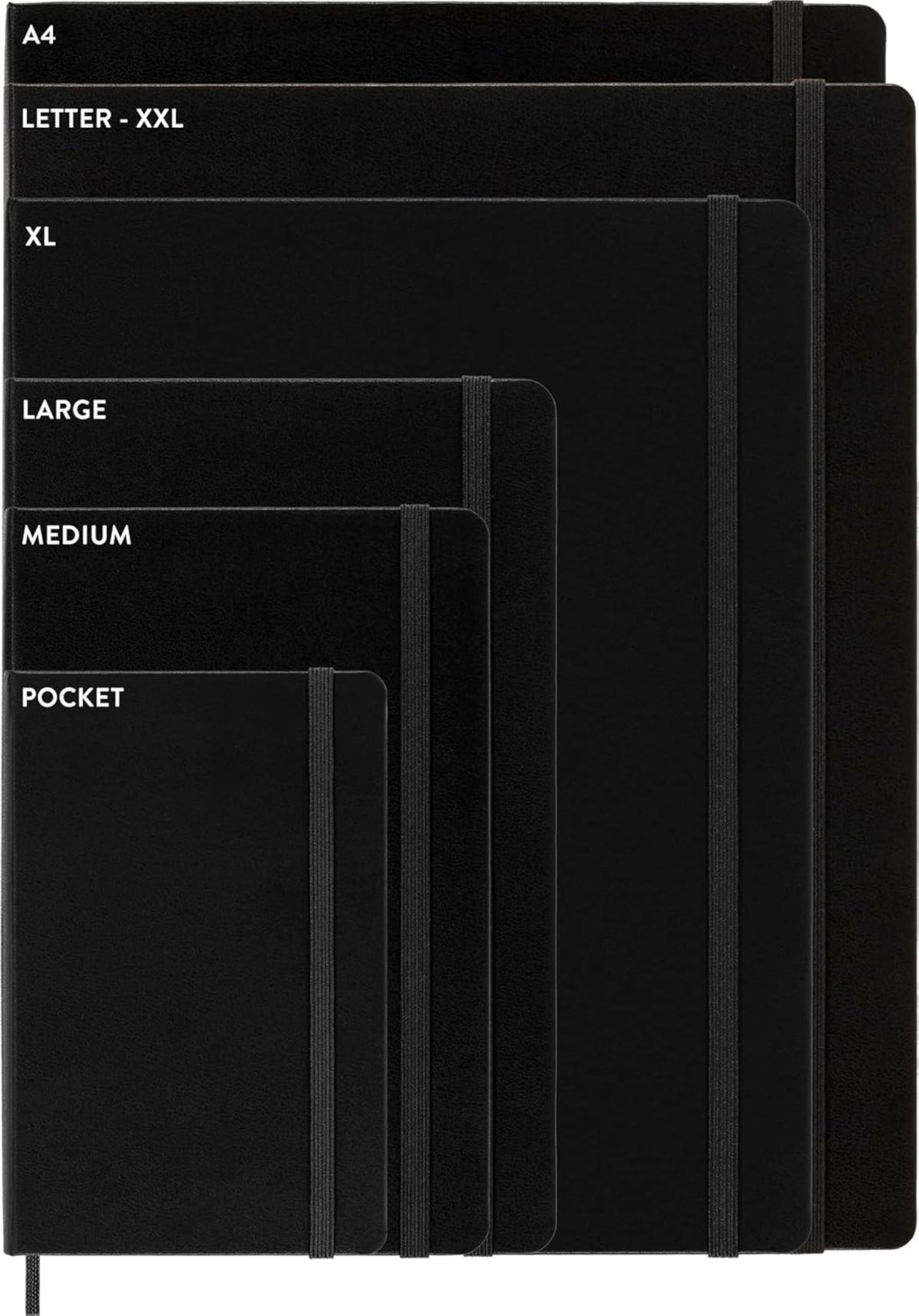 Moleskine Classic Collection Hard Cover Notebook, 1-Subject, Dotted Rule, Black Cover, (80) 10 x