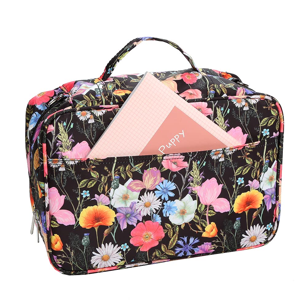 Lbxgap 420 Slots Colored Pencil Case w/Handle & Shoulder Strap