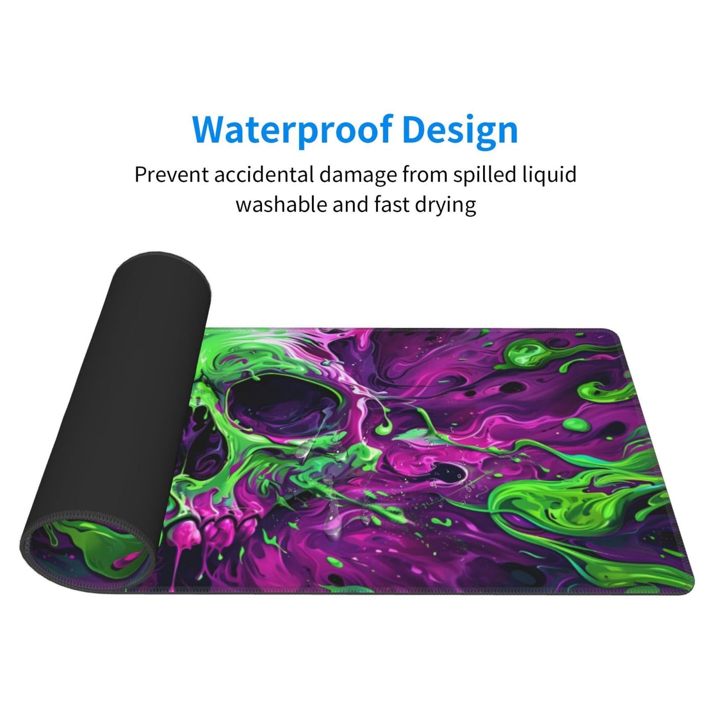 Gaming Mouse Pad Desk Pad,Extended Big Mouse Pad,31.5x11.8 Inch Long Computer Keyboard Mouse Mat