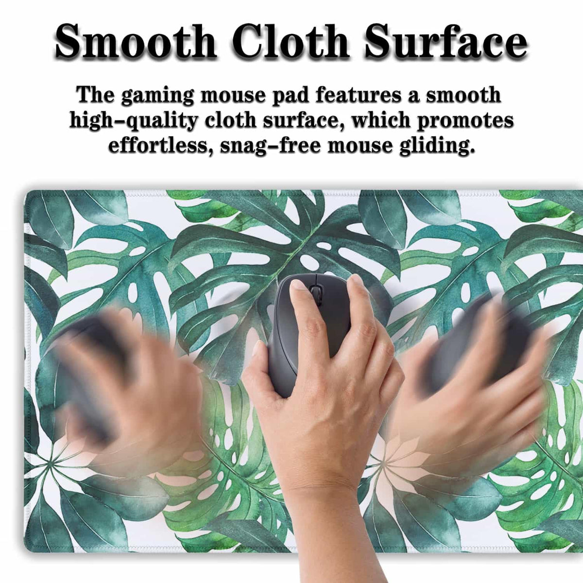 Samgula Large Mouse Pad Green Desktop Mat, Gaming Mouse Pads Computer Mats, Full Desk Mat