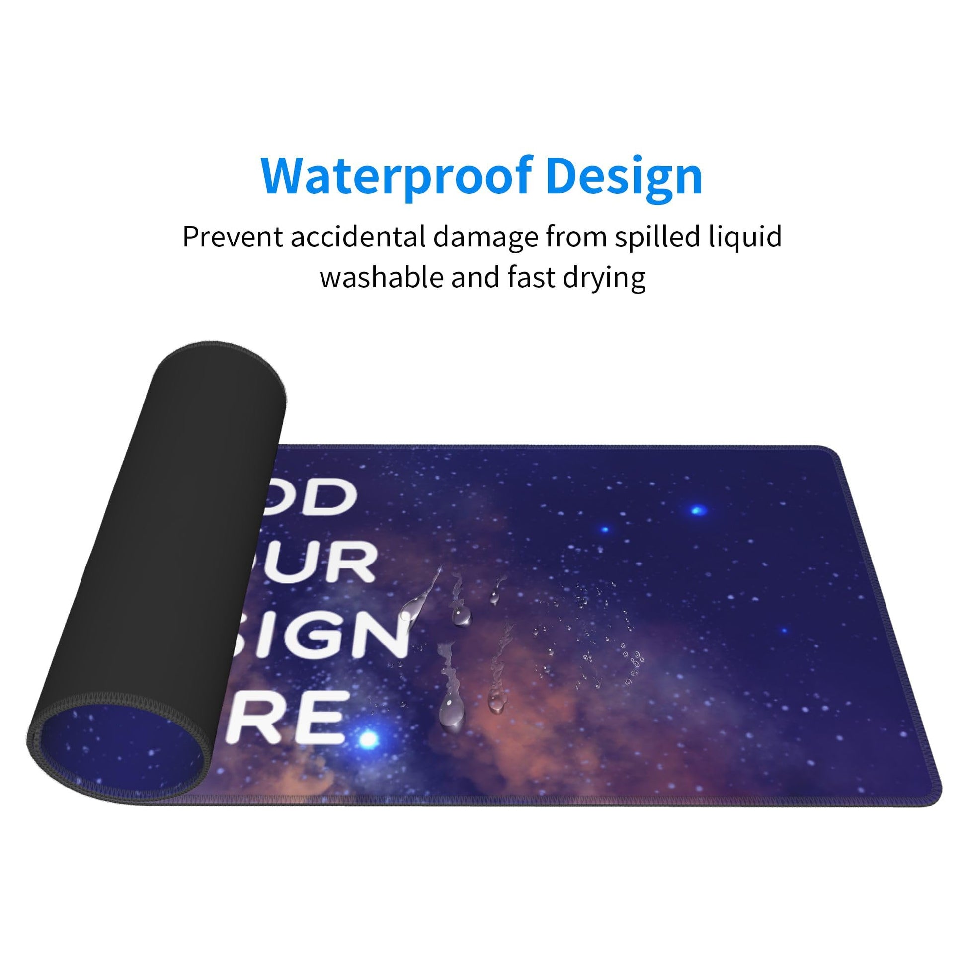 ANSTING Custom Desk Mat Personalized Large Mouse Pad with Photo 12x31.5inch