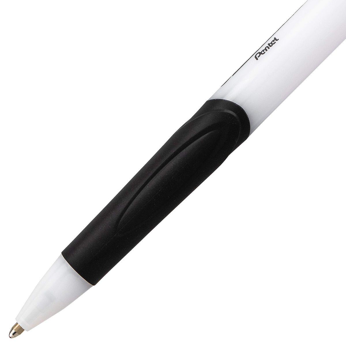 Pentel GlideWrite Ballpoint Pen with TechnIFlo Ink, (1.0mm) Medium Line, Black, Box of 12 (BX910-A)