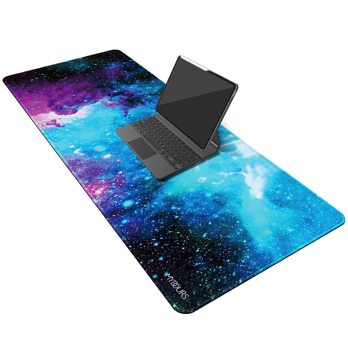 Mydours 40" x 16" Gaming Mouse Pad, XL Full Desk Pad (Purle Universe)