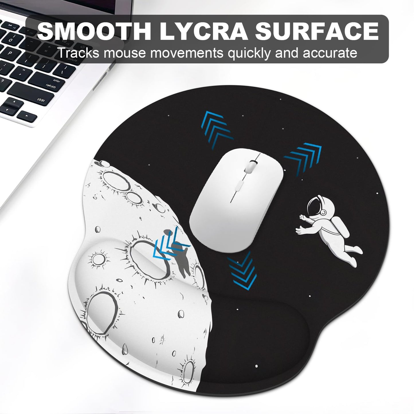 Ergonomic Mouse Pad with Wrist Rest and Keyboard Wrist Rest, Mousepad