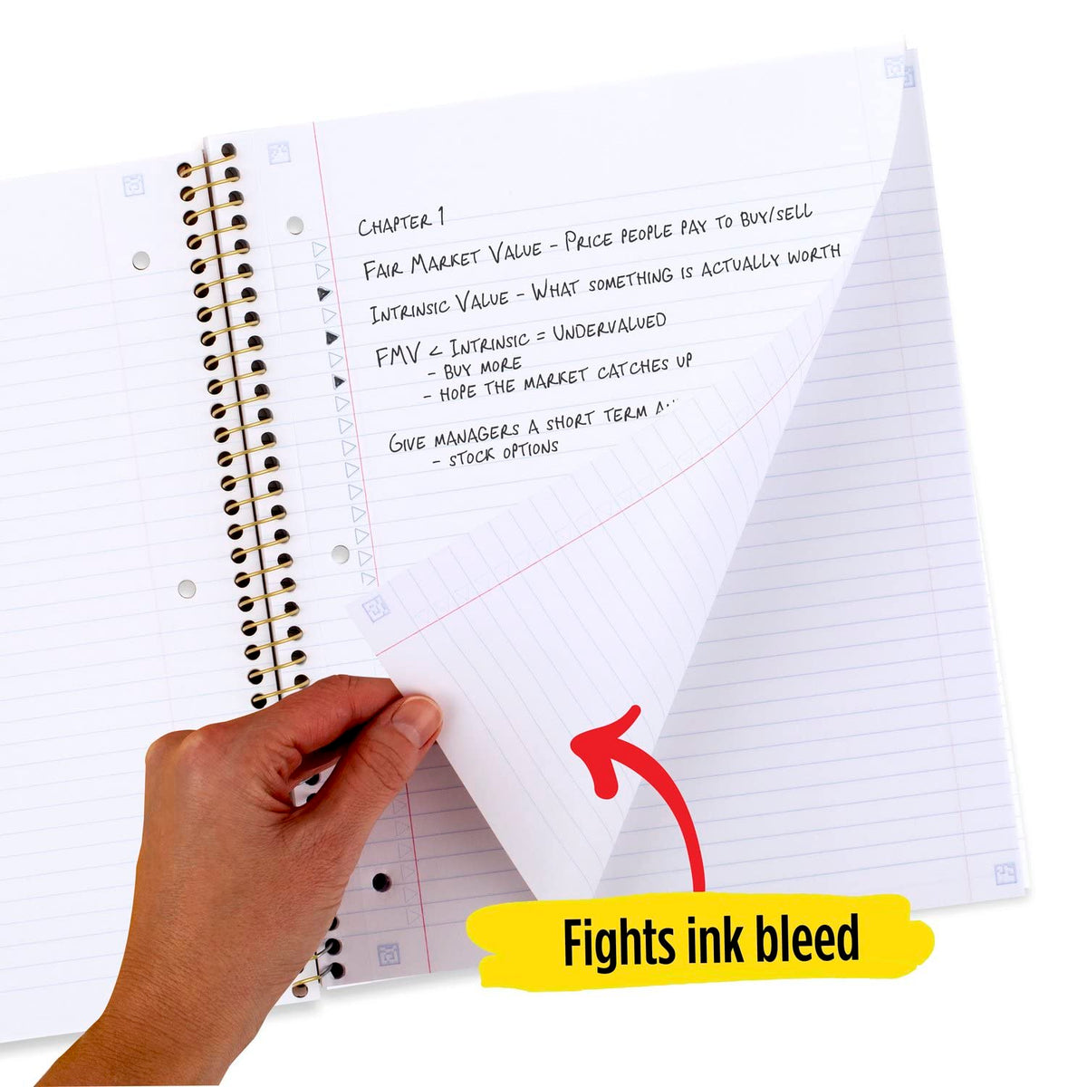 Five Star Spiral Notebook + Study App, 1 Subject, College Ruled Paper, 8-1/2" x 11", 80 Sheets, 1