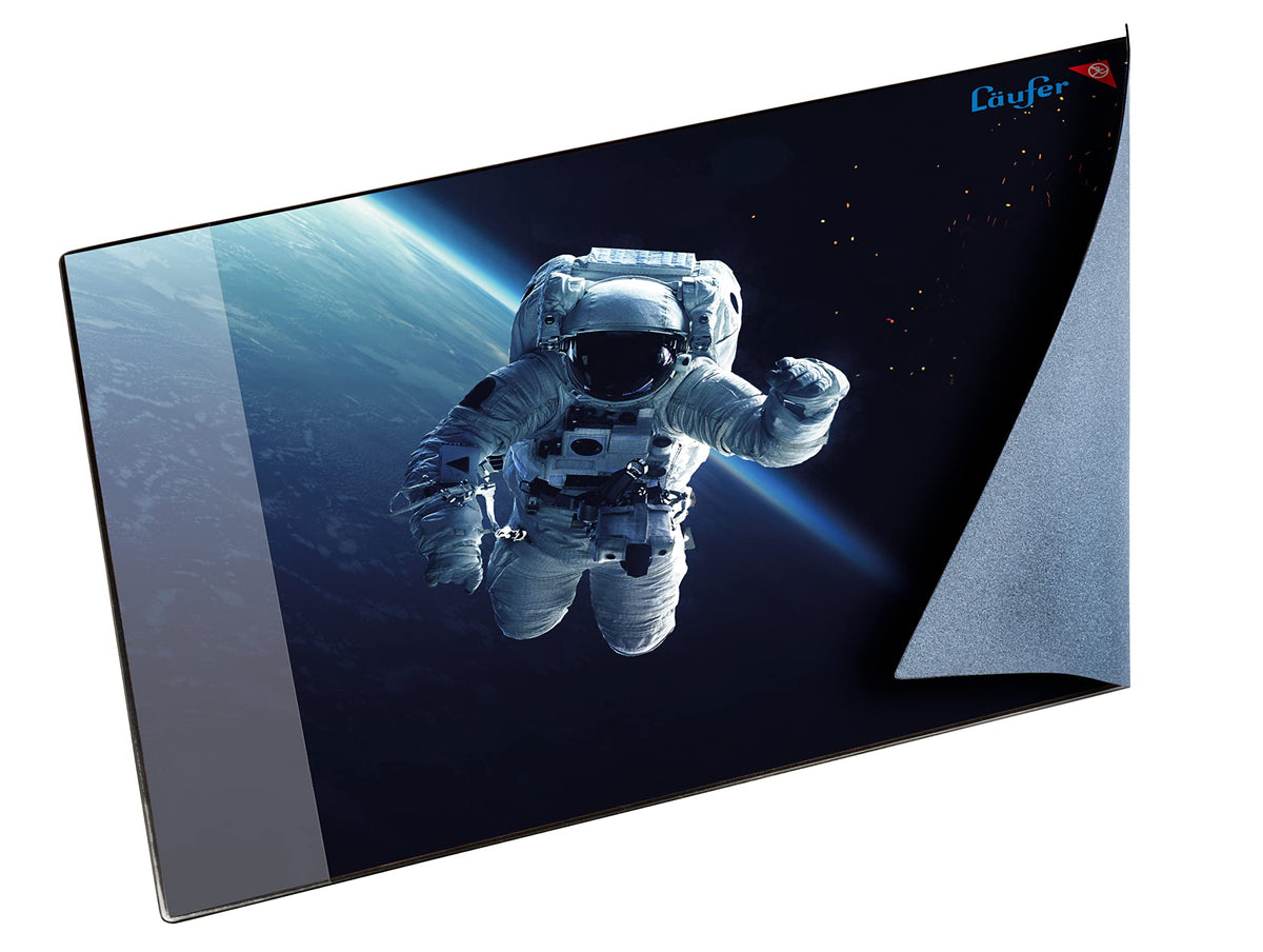 Läufer 46659 Astronaut Desk Mat, 53 x 40 cm, Non-Slip Desk Mat for Children, Accessories for