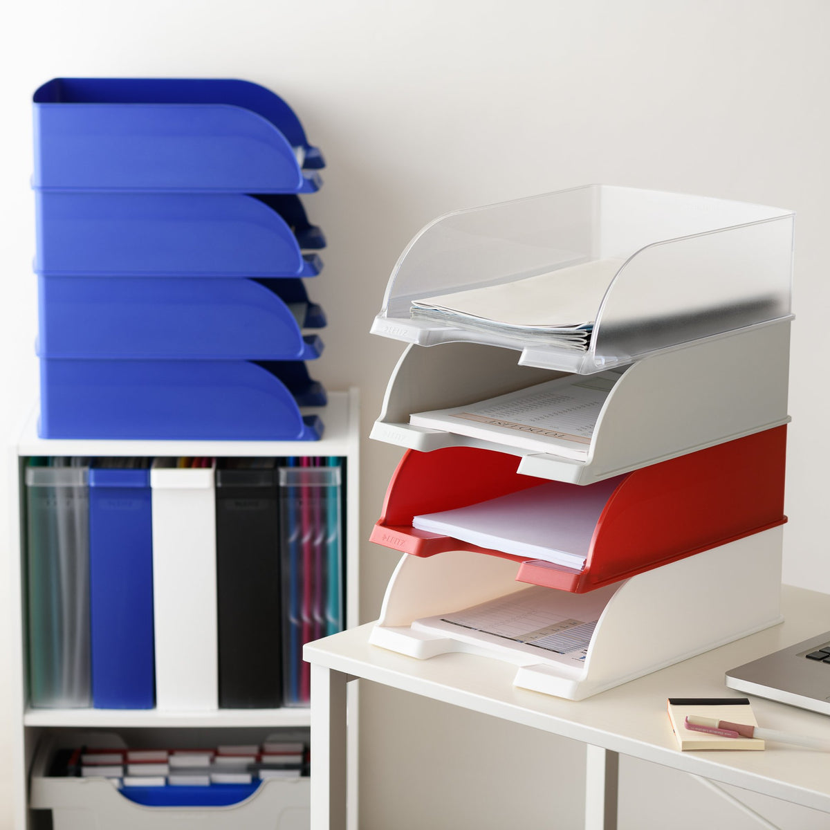 Leitz A4 Letter Tray, Jumbo, Grey, Plus Range, 52330085