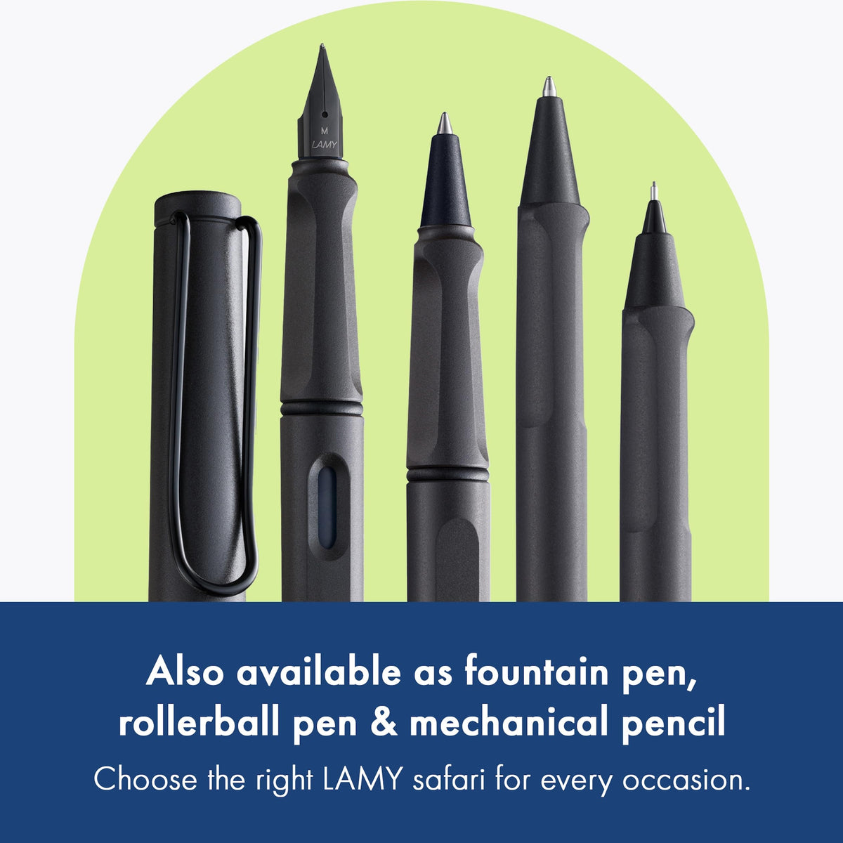 Lamy safari umbra - Ballpoint Pen with ergonomic grip & line width M - for pleasant long writing