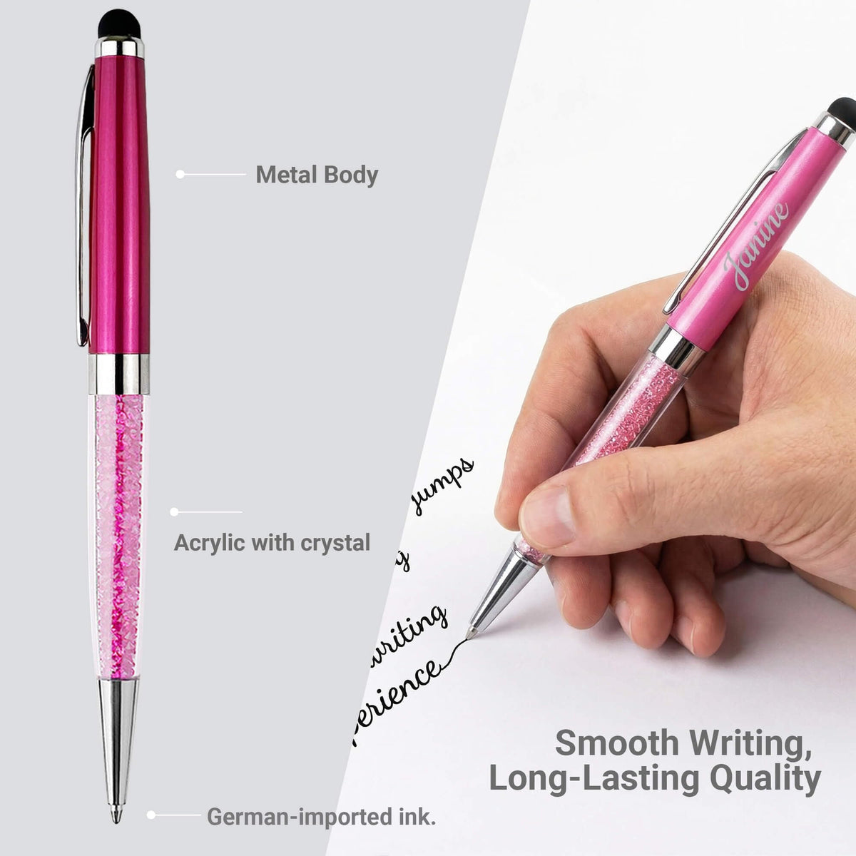 Yastar Personalized Custom Pens with Name Engraved Logo Message Pen