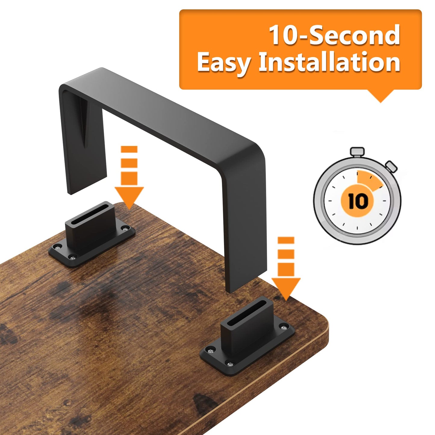 Monitor Stand Riser with 50 LB Capacity, Stable Wood Computer Monitor Stand for Desk Organizers