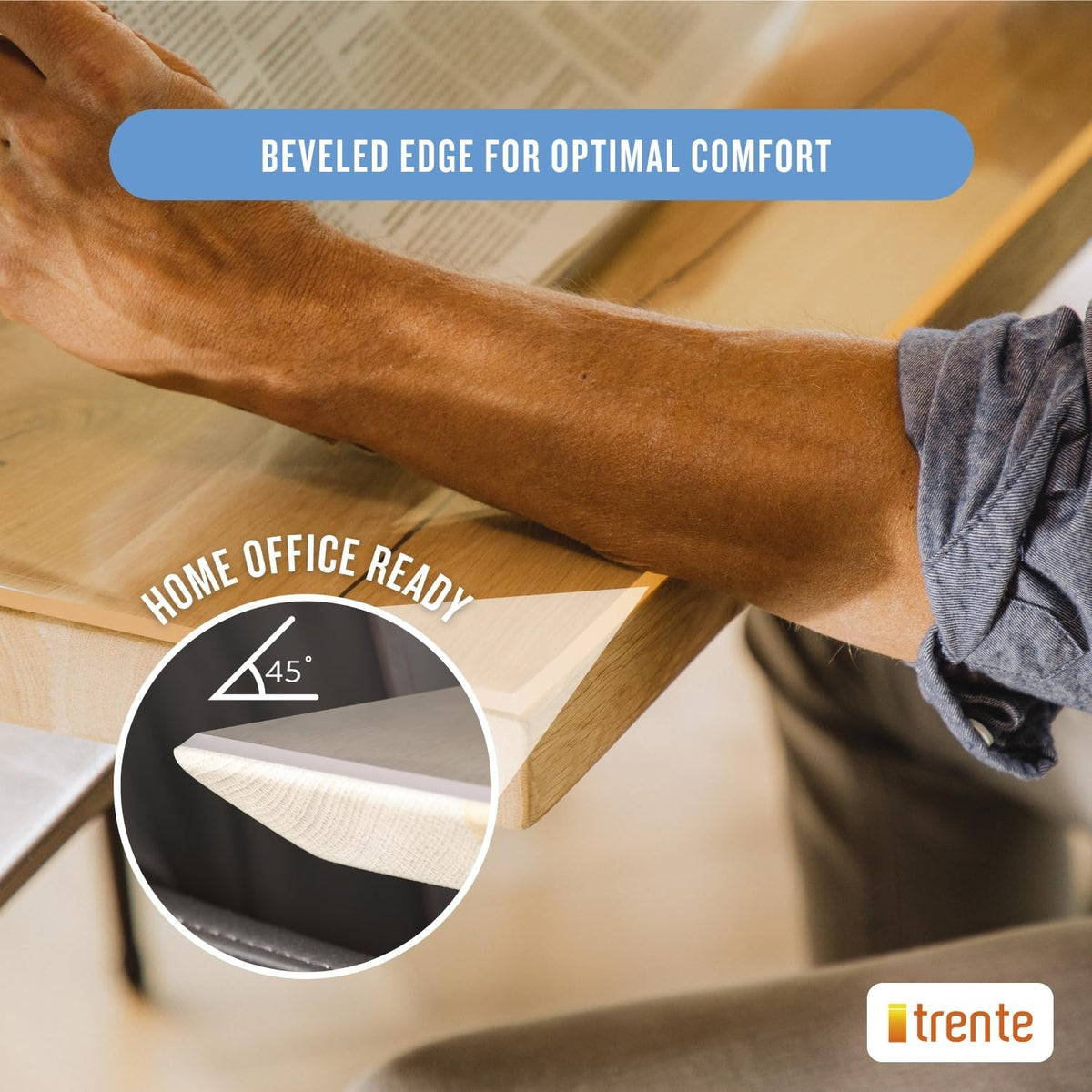 Clear Table Cover Protector, 35.4x60 inch, Premium Quality with 2 Mm Thickness, Stain Resistant