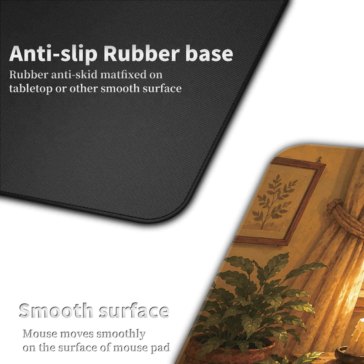 Cozy Armchair Frog Large Mouse Pad, 31.5 x 11.8 in Extended Desk Mat