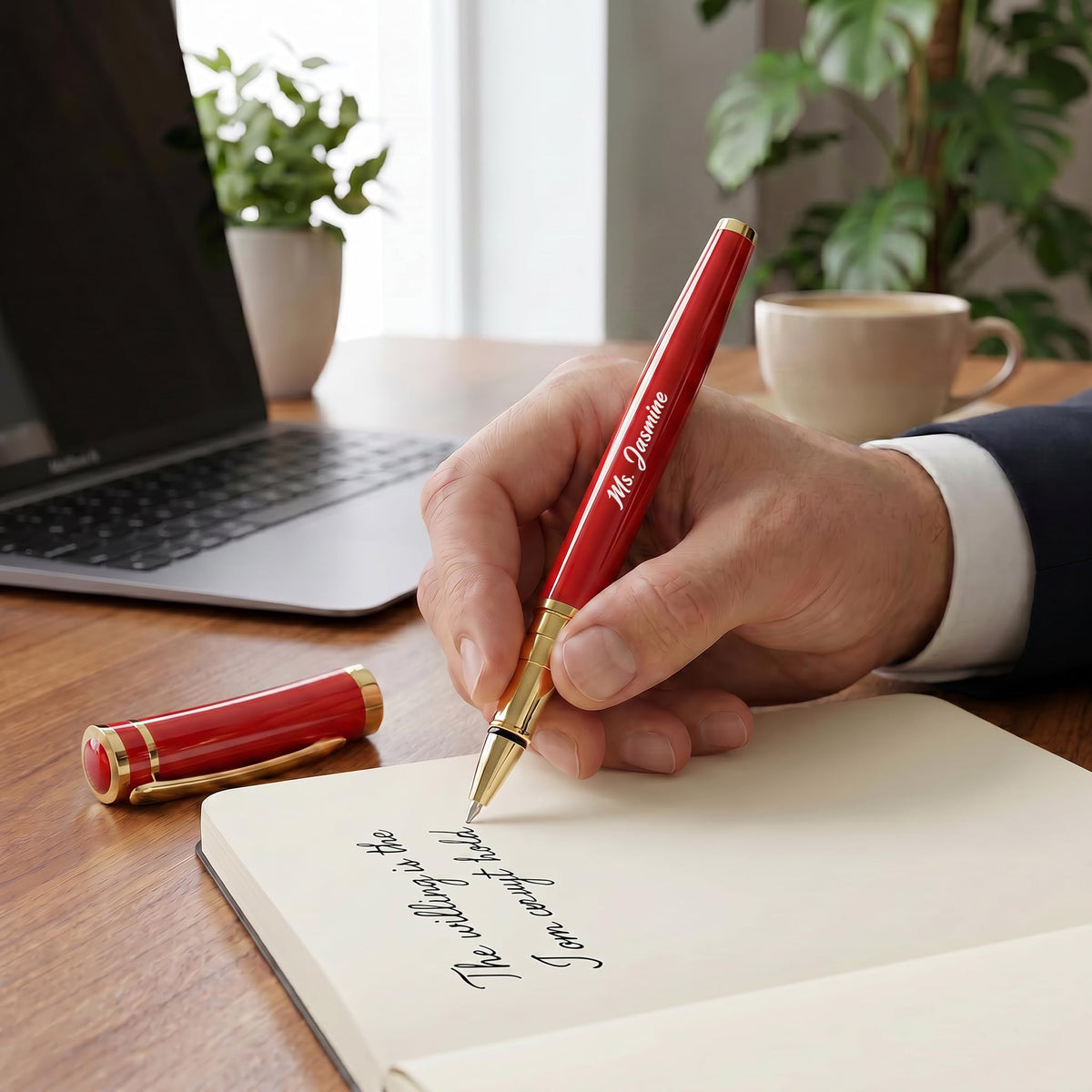 Engraved Pens - Custom Your Message Names Phone Number, Gift for Men Women