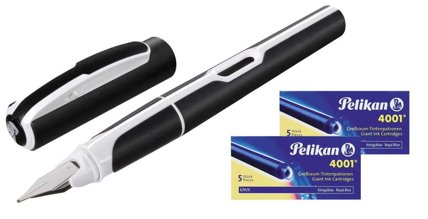 Pelikan 903054, Ink Pen Style Black & White, Black & White