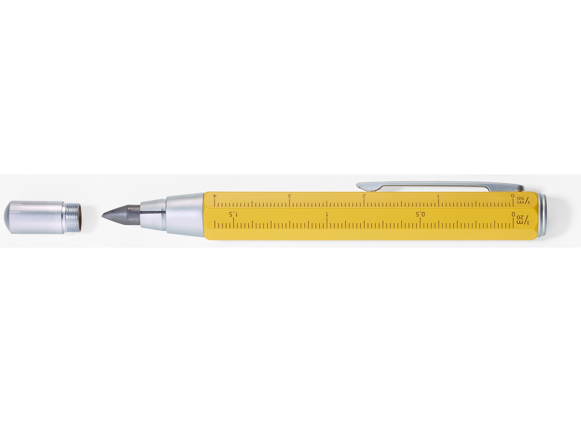 TROIKA ZIMMERMANN 5,6 – PEN56/YE – Carpenter's pencil – clutch pencil (5.6 mm HB lead)
