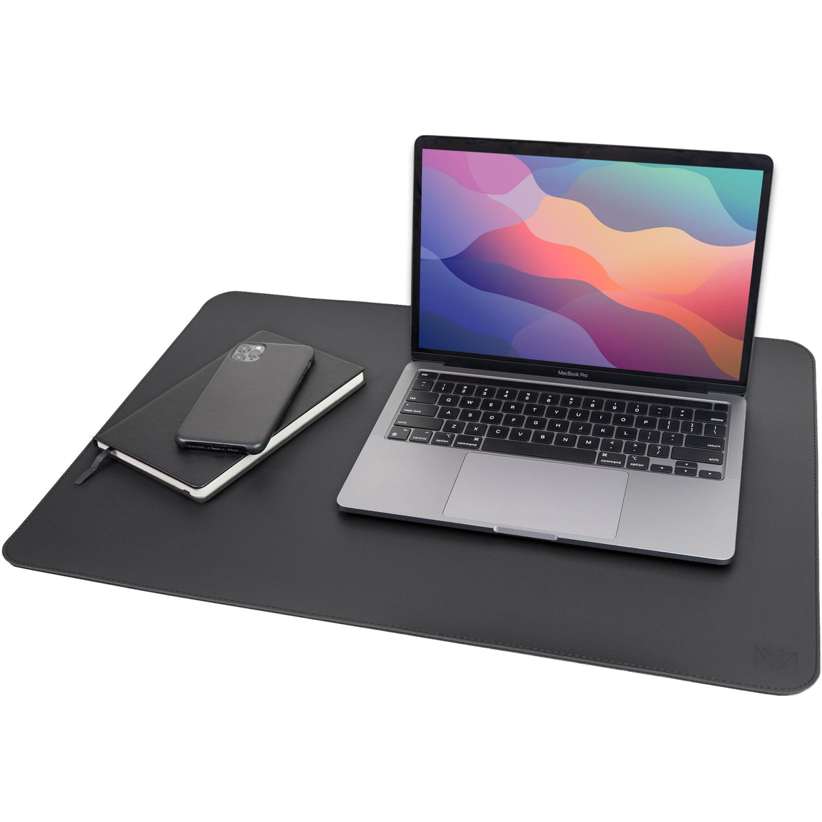 Vine Creations Leather Desk Mat 24" x 17", Desk Protector, PU Leather Desk Pad, Non Slip Small Desk
