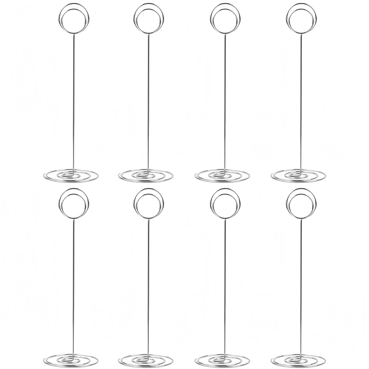 Radezon 20 Pack 8.75 inch Tall Table Number Holders Place Card Holder Table Picture Holder Wire