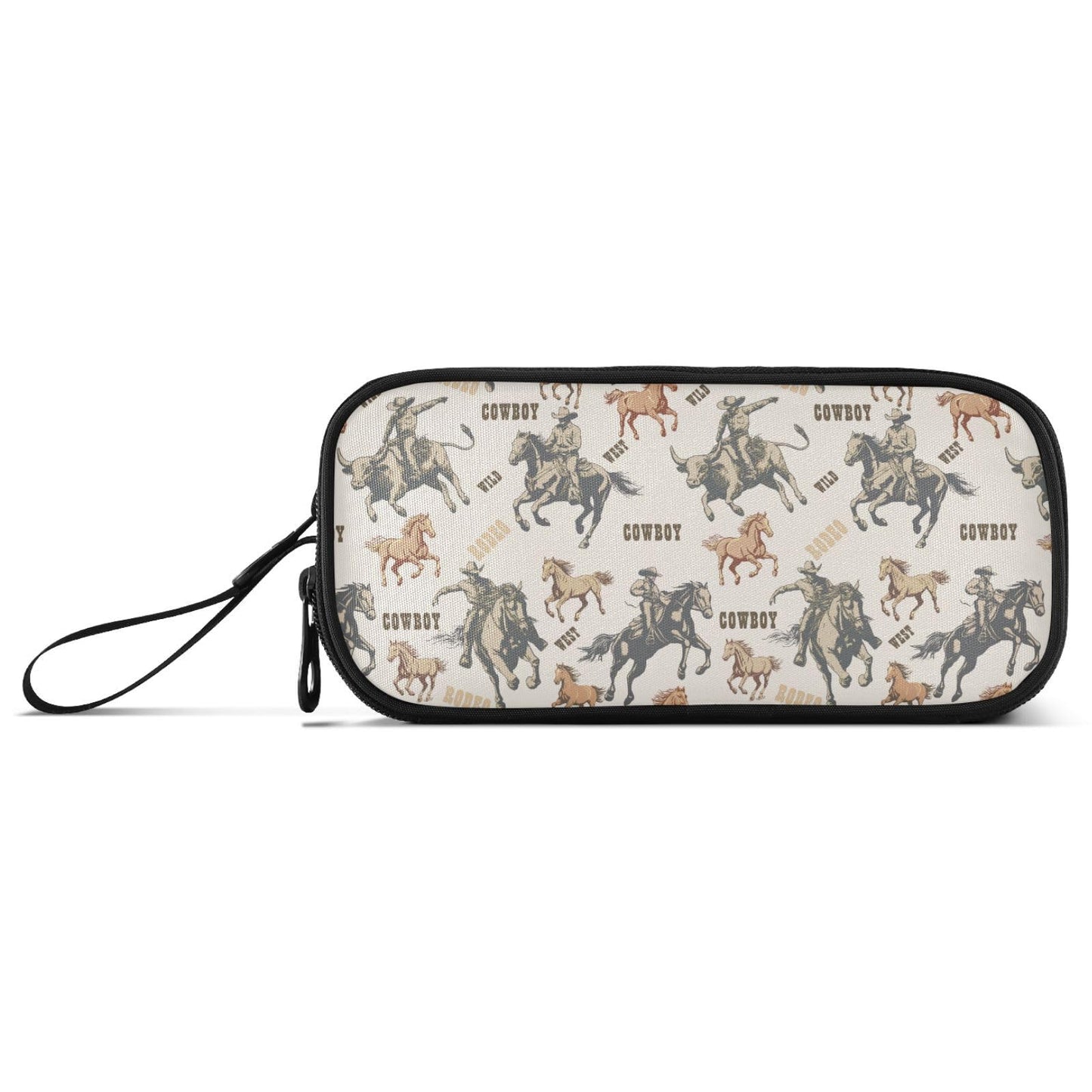 Sletend Pencil Case Snail Mushroom Palm Leaves 3 Compartments Pencil Pouch