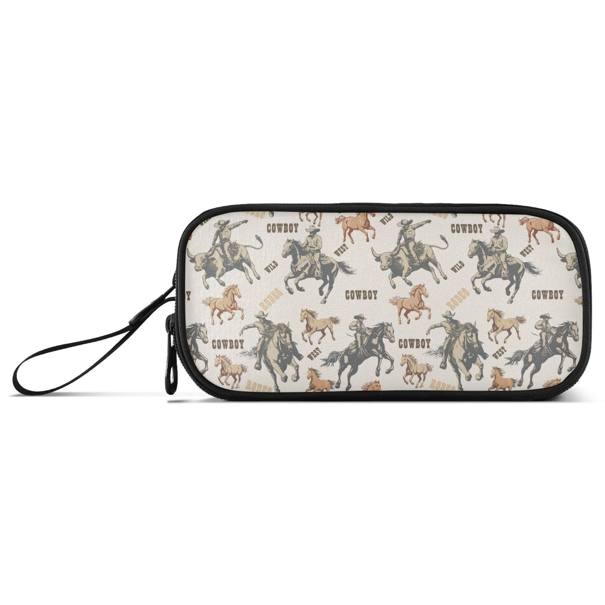 Sletend Pencil Case Snail Mushroom Palm Leaves 3 Compartments Pencil Pouch