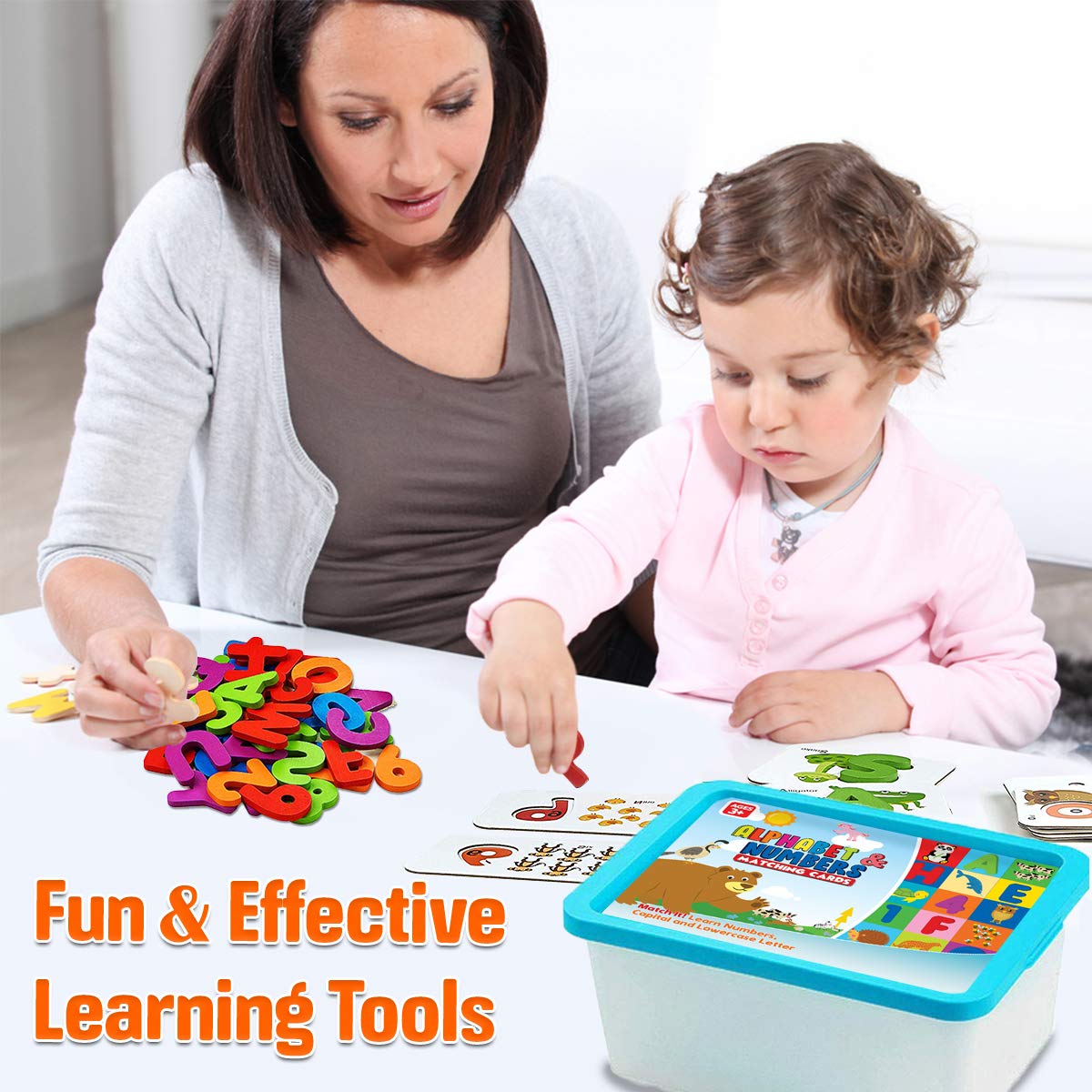 Toddler Alphabet Flash Cards - Preschool Activities Learning Toys