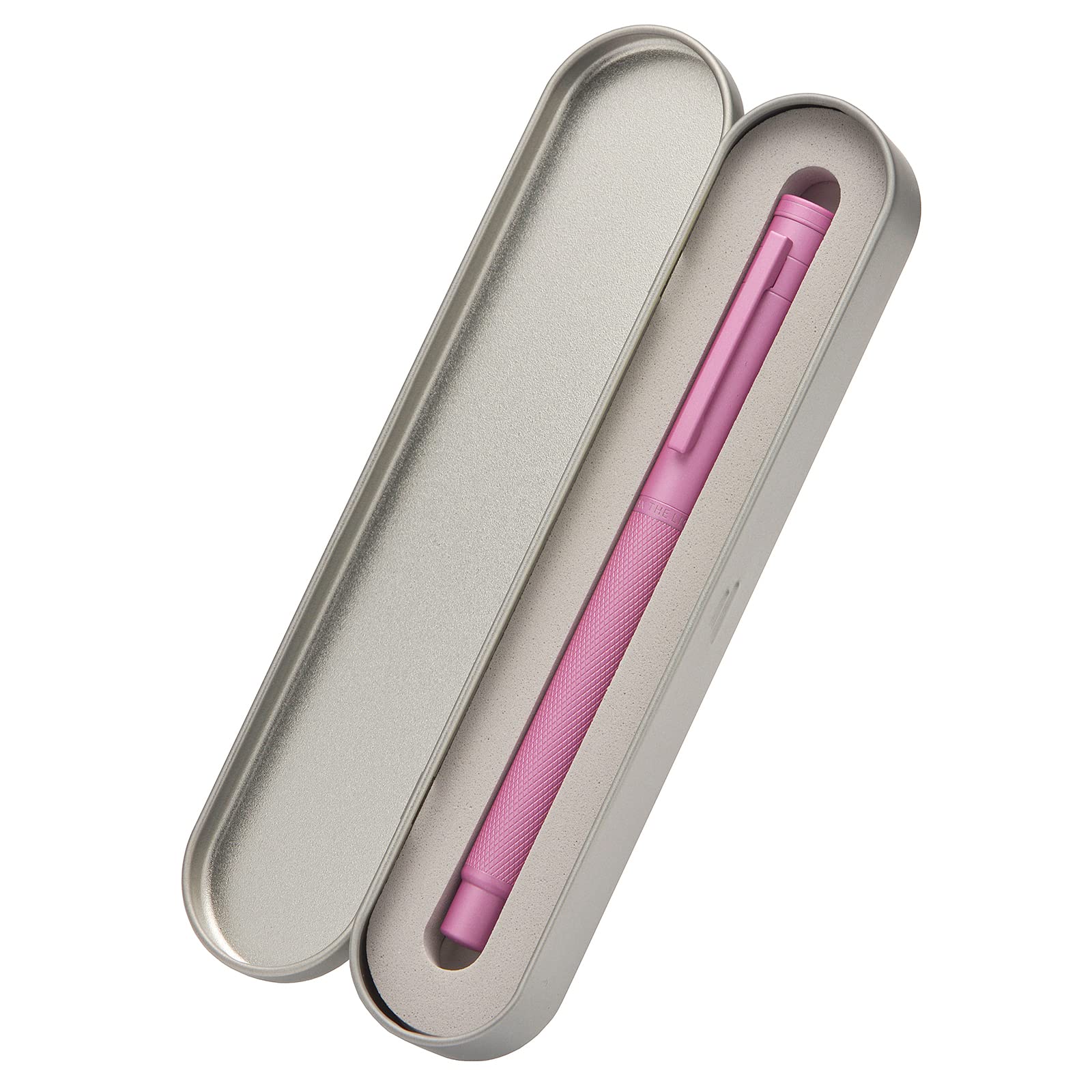 Hongdian 1851 Pink Forest Fountain Pen Medium Nib, Classic Design with Converter and Metal Pen Case