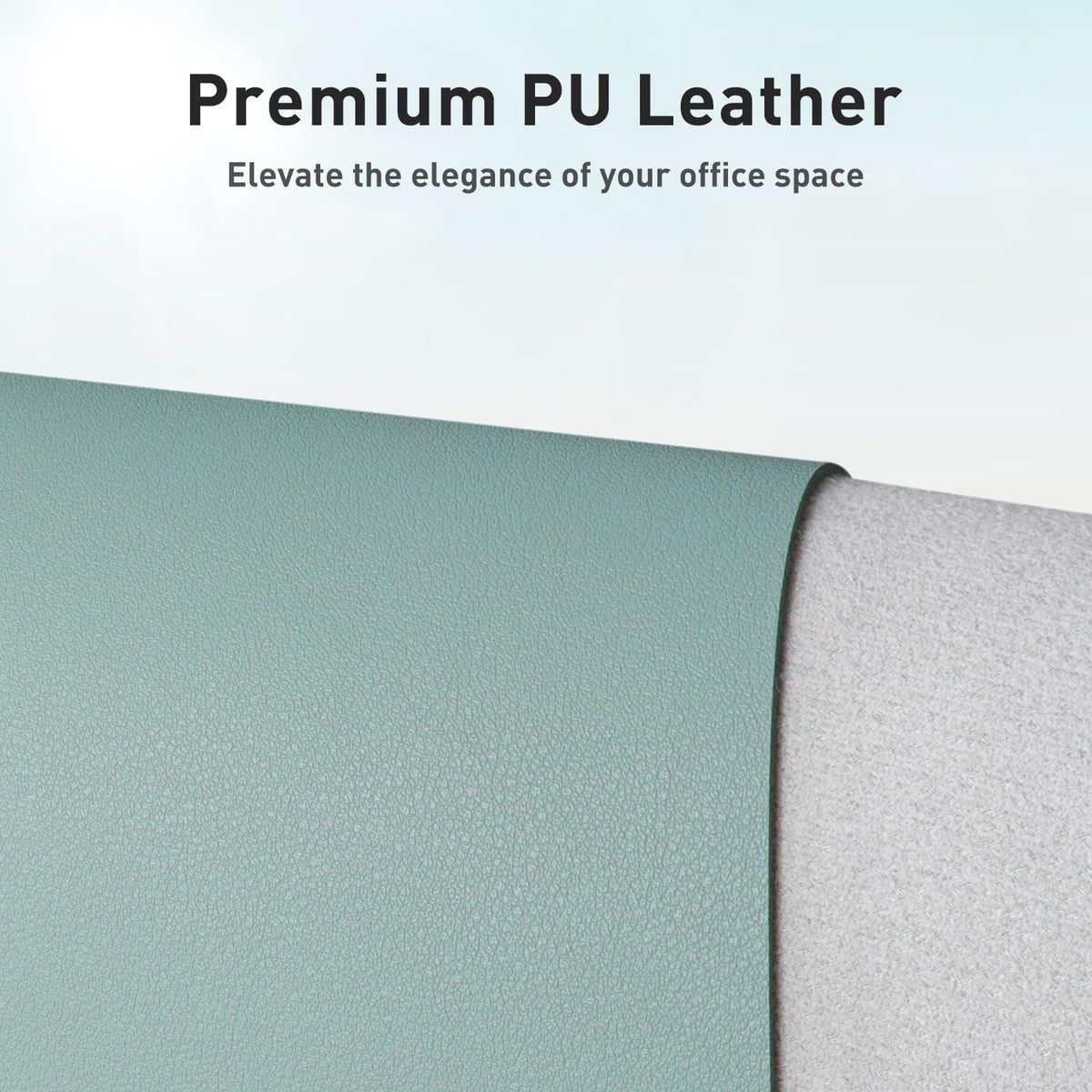 Aothia Leather Desk Pad Protector, Mouse Pad, Office Desk Mat, Non-Slip PU Leather Desk Blotter