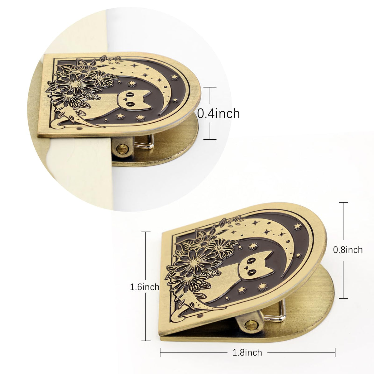 Dizdkizd Cute Metal Binder Clips, Journal & Planner Page Clamps