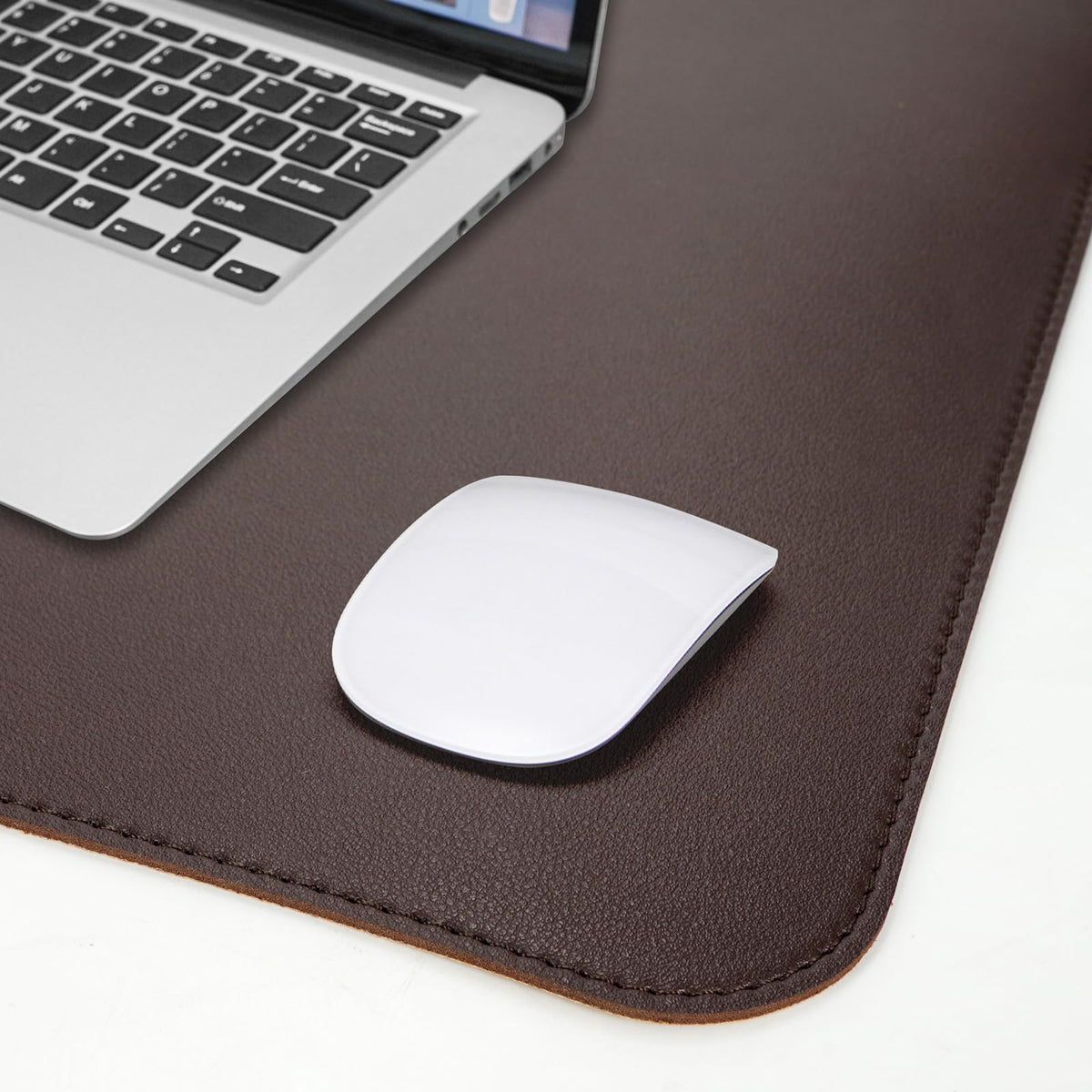 AFIING Cork Desk Mat 31.5" x 17", Coffee,Desk pad Protector