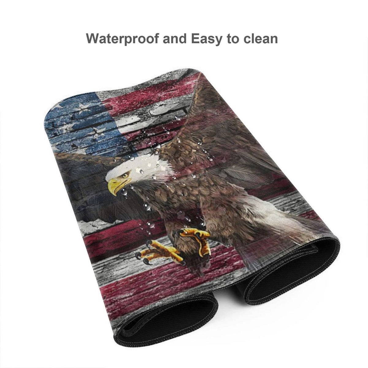 Patriotic Desk Mat,American Flag Gaming Mouse Pad,XXL Extended Mouse Pad Mat for