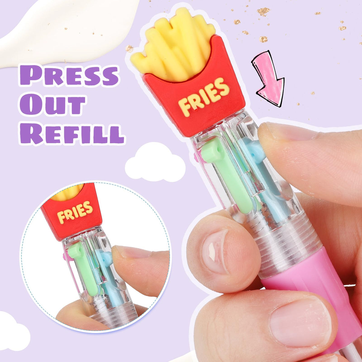 BESARME 64 Pcs Fun Pens for Kids, Prizes for Kids Classroom