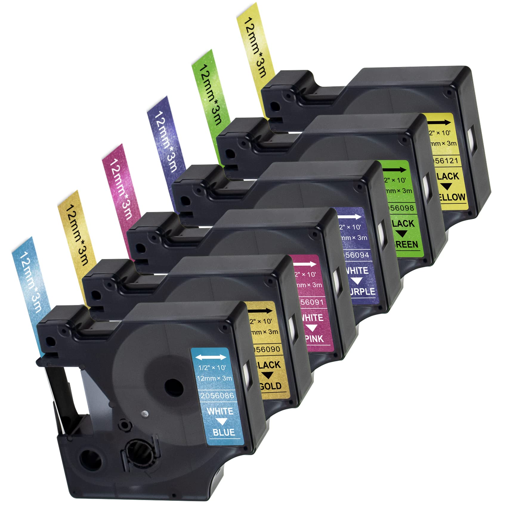 Lonitul Compatible with DYMO COLORPOP Label Maker Refills D1 Glitter Color