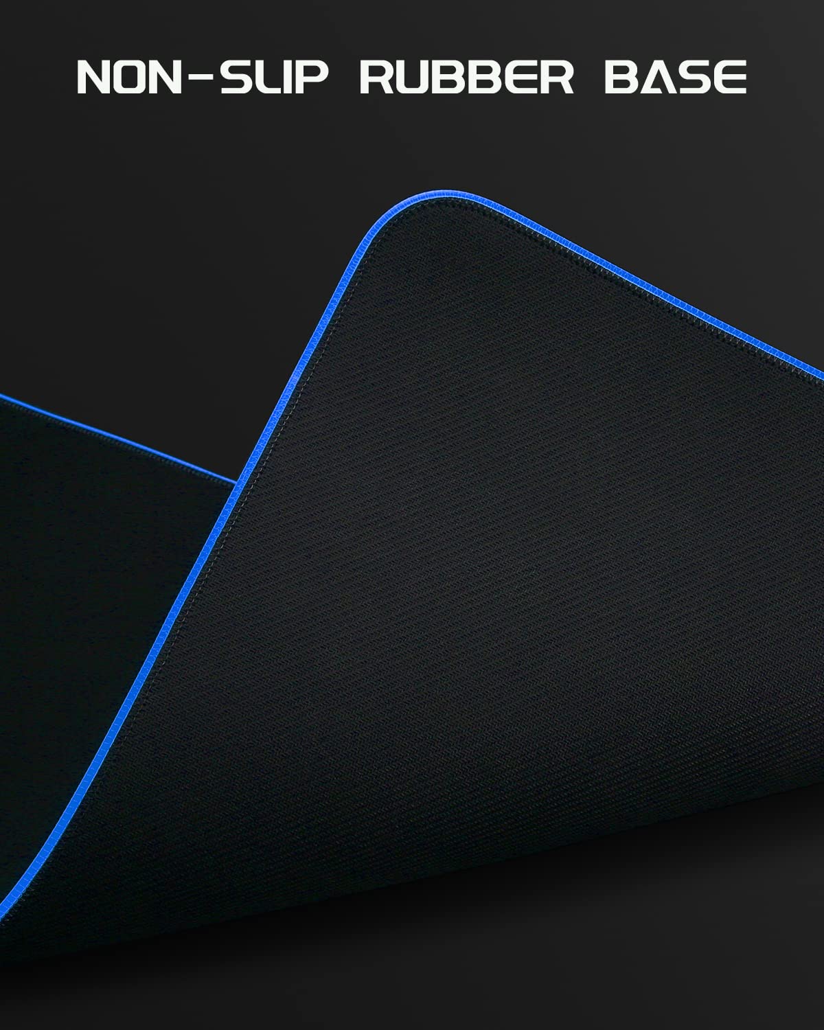 EASEMO Gaming Mouse Pad, Large RGB Mousepad, LED Mouse Pad with 7 Colors 10 Lighting Modes, Mouse