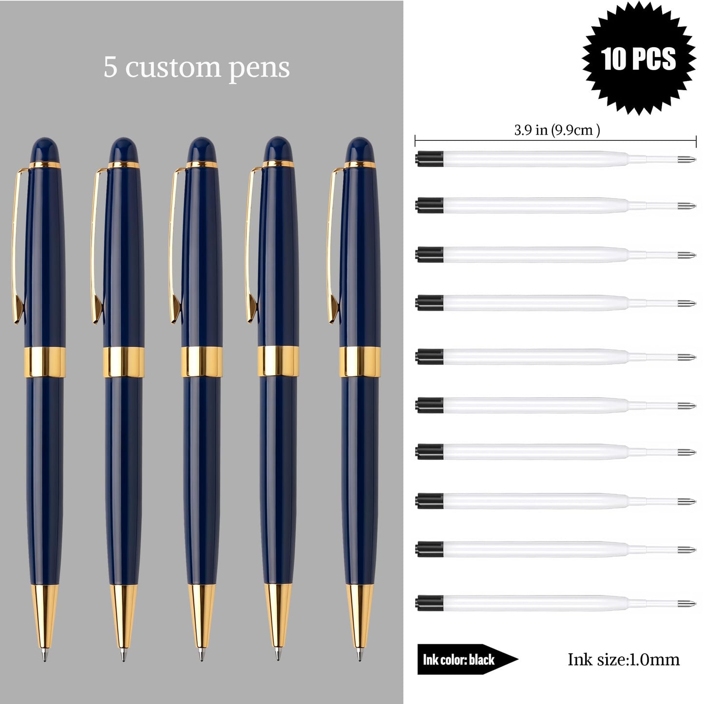 Personalized Fancy Pens - Advertising Buesiness Gift Office Writing Pen Set