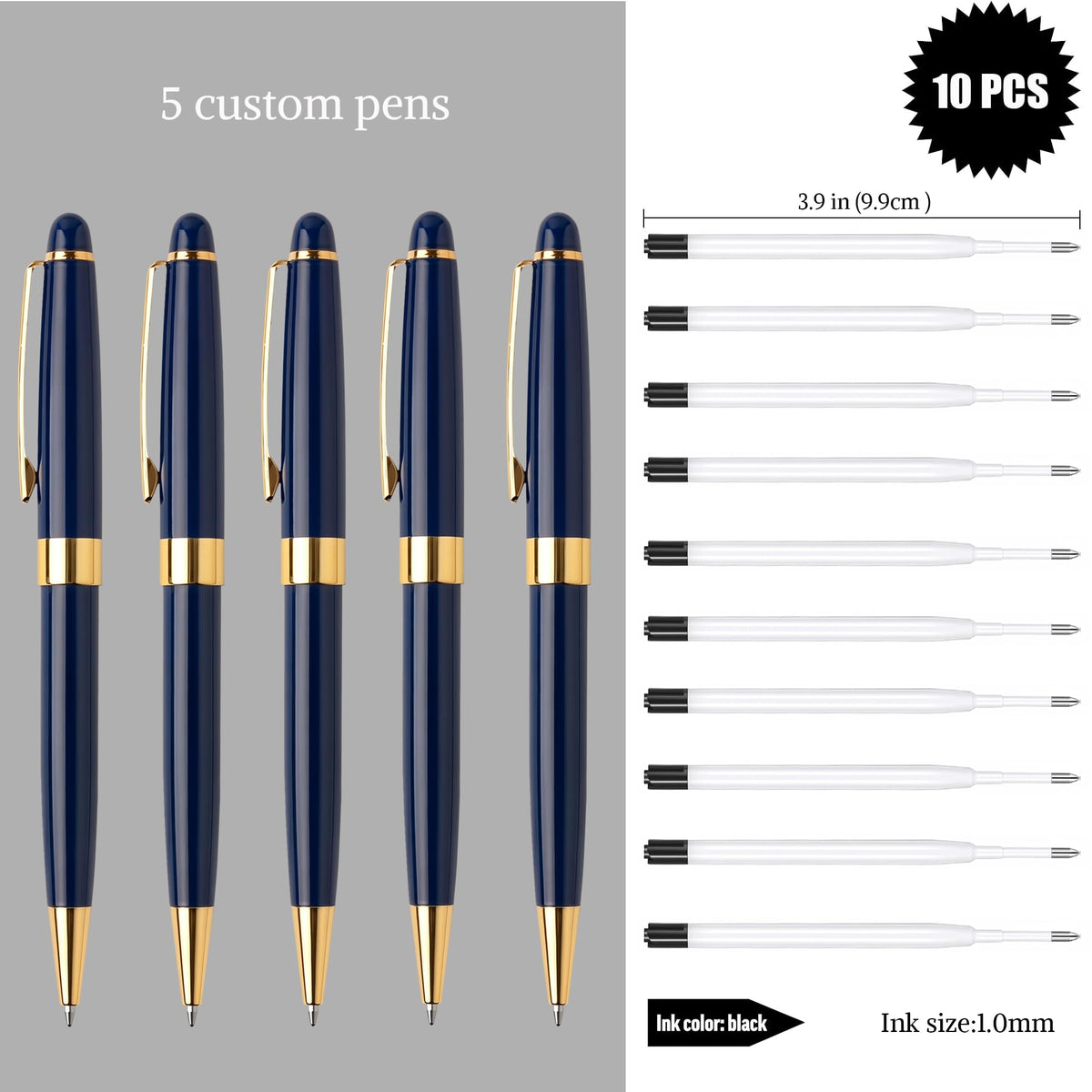 Personalized Fancy Pens - Advertising Buesiness Gift Office Writing Pen Set