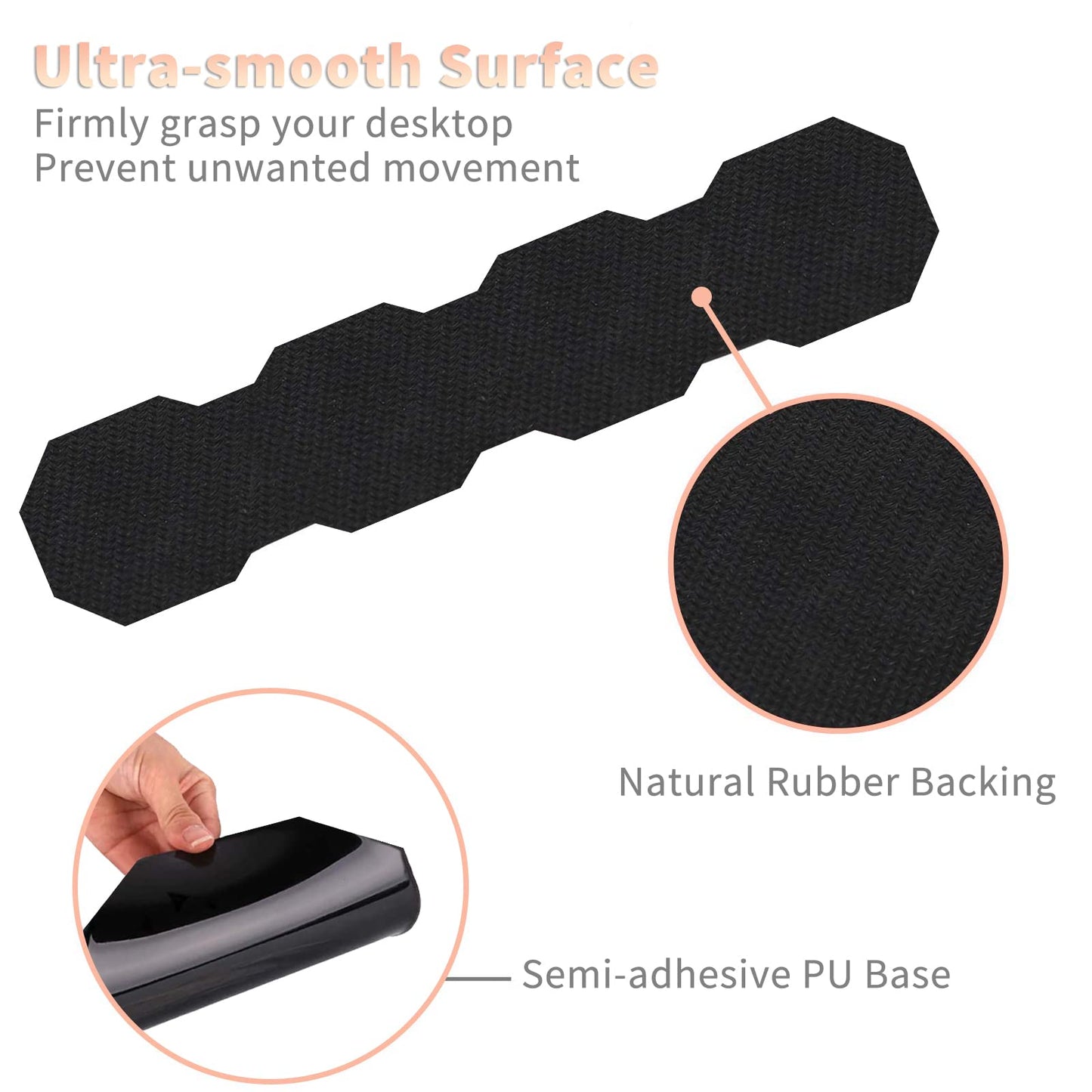 Cactus Succulent Keyboard Wrist Support Pad Mouse Pad with Wrist Rest Matching Coasters, Ergonomic