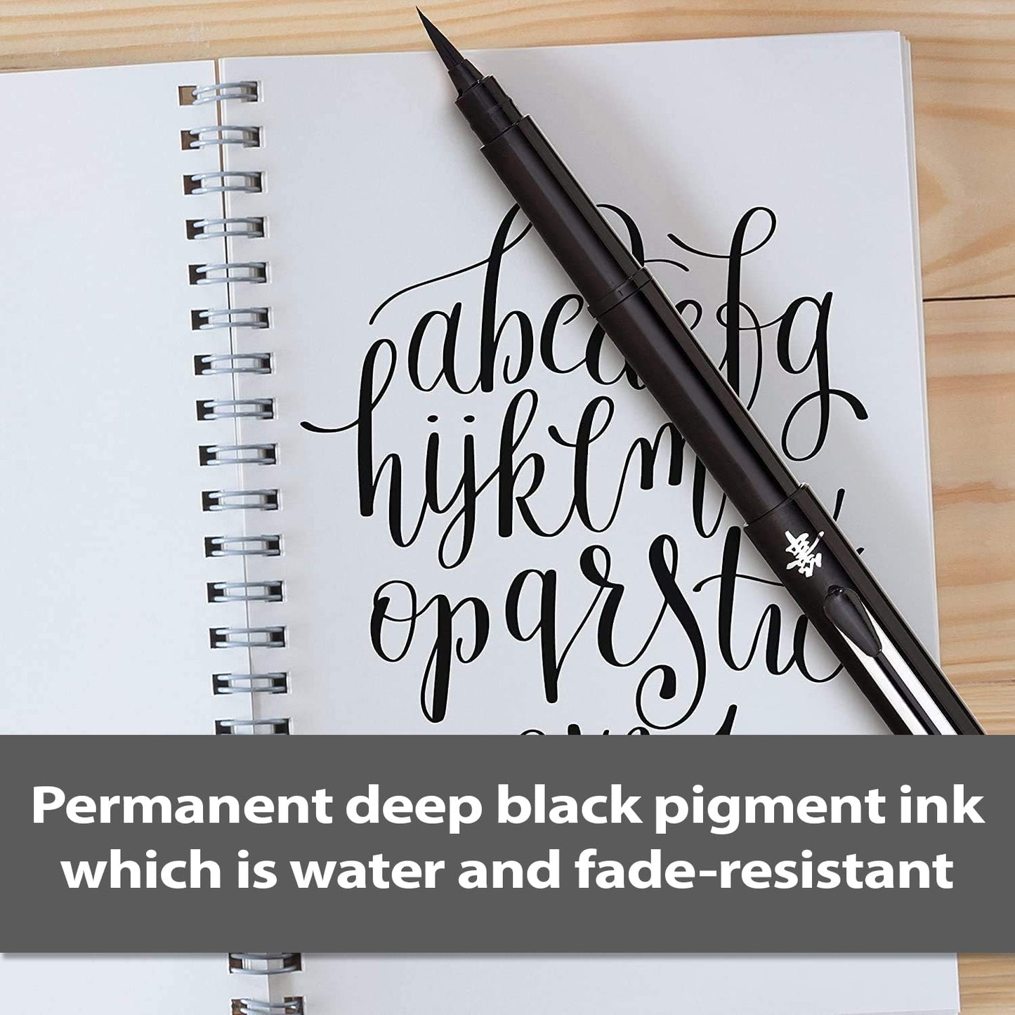 Pentel Fountain Brush Pen - Black Ink, Single piece, GFKP3-AO