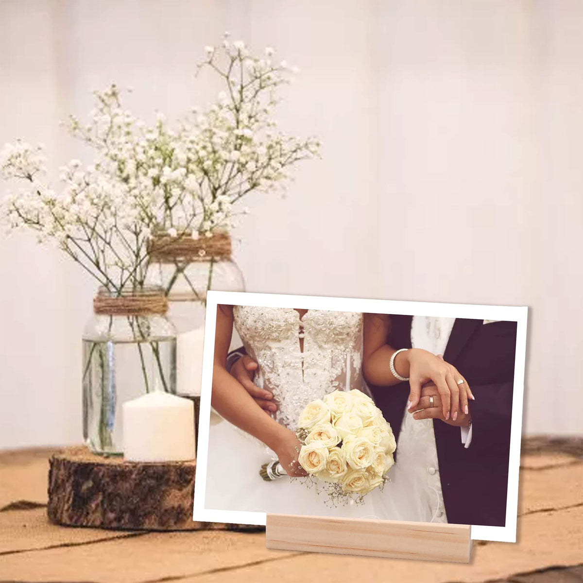 WILLOWDALE 12Pcs Wedding Place Card Holders for Table, Table Number Holders