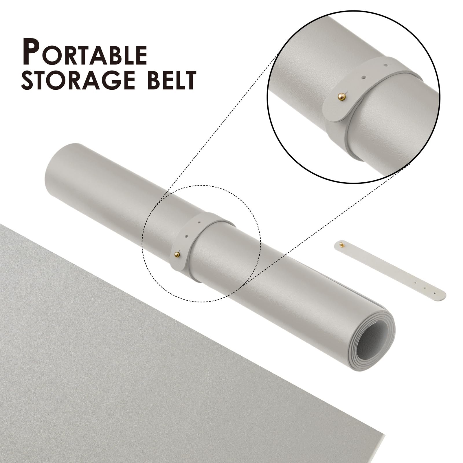 Large Desk Mat - 47.2"x 17" Non-Slip PU Desk Pad for Office and Home - Ideal for Large Mouse Pad