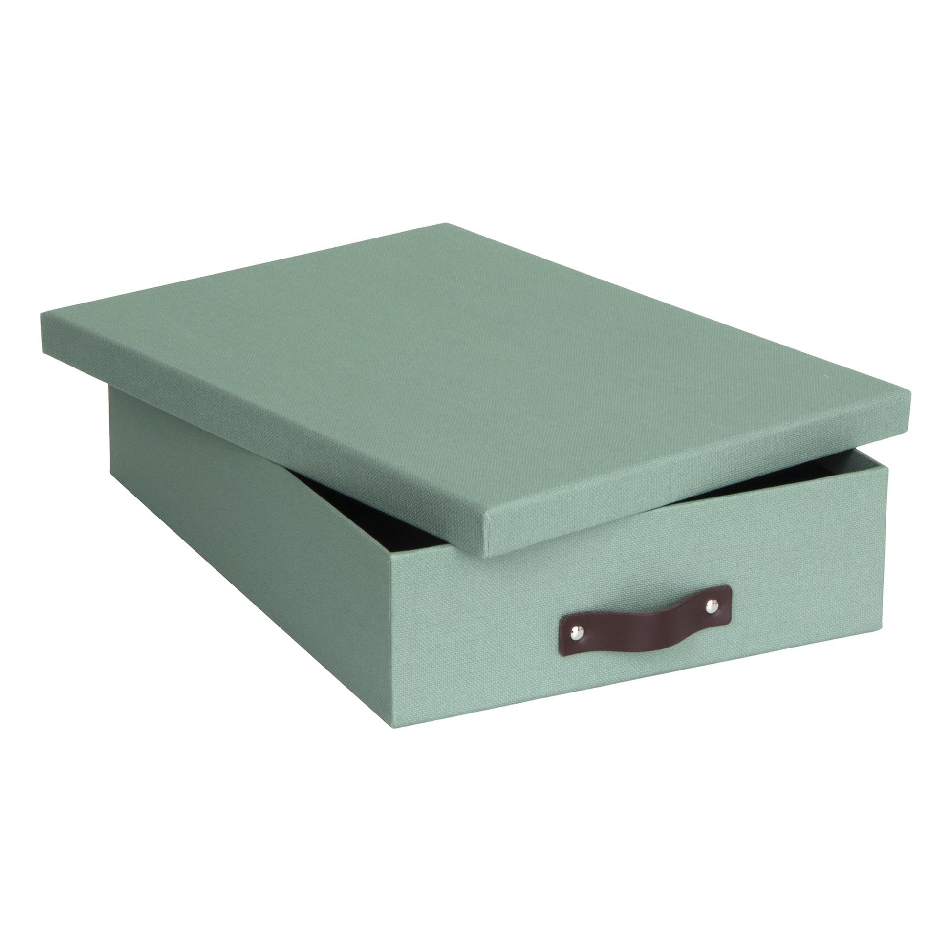Bigso Oskar Canvas Fiberboard Document Letter Box for Important Paperwork A4 or Letter Size