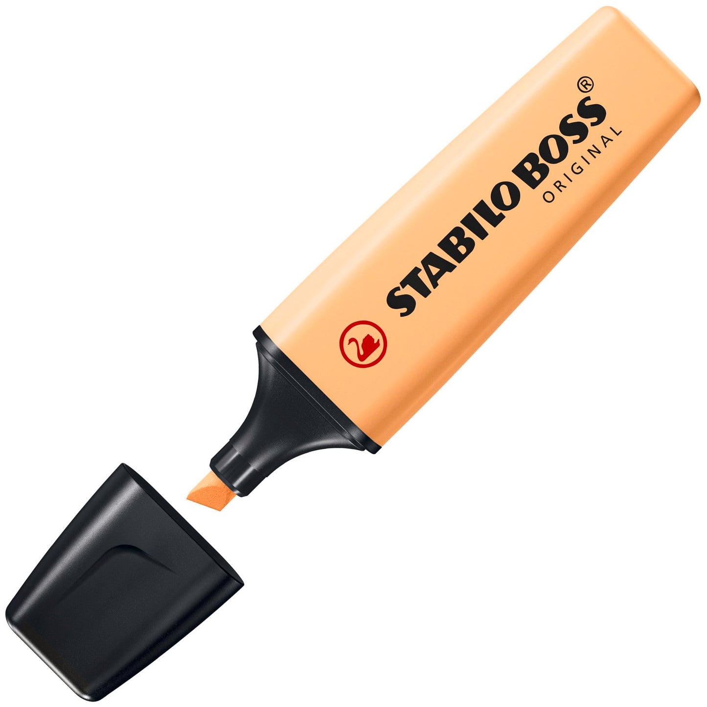 STABILO Highlighter BOSS ORIGINAL - ARTY - Pack of 10 - Warm Colors, Chisel Tip, Anti-Dry Out