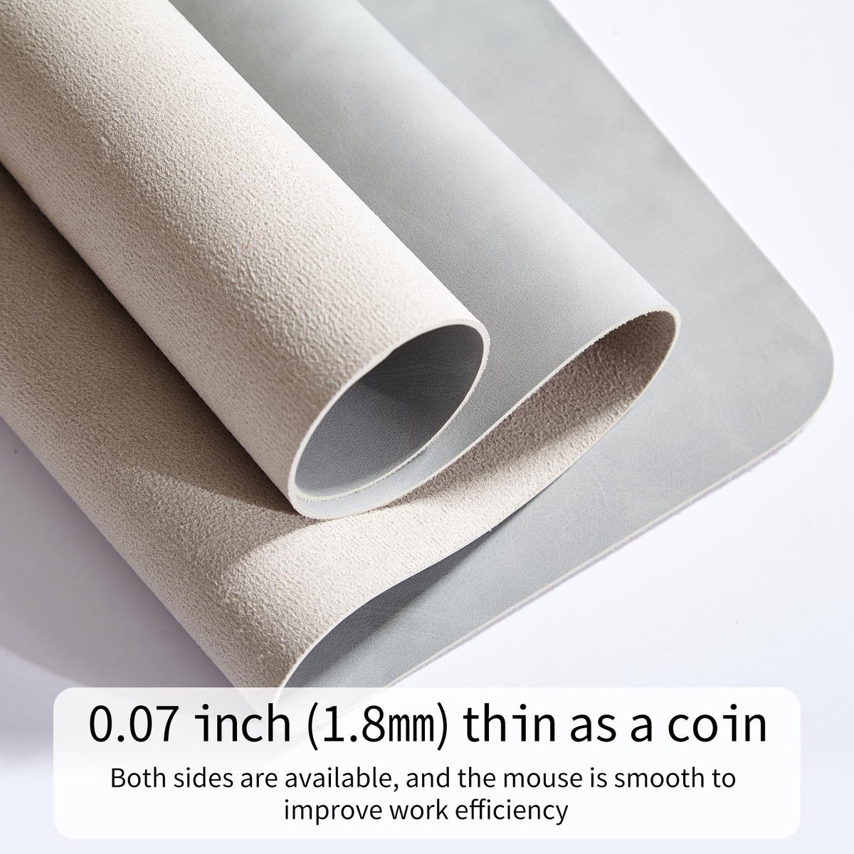 Lllunimon Leather Desk Pad Large Mouse Pad Mat Laptop Desk Protector