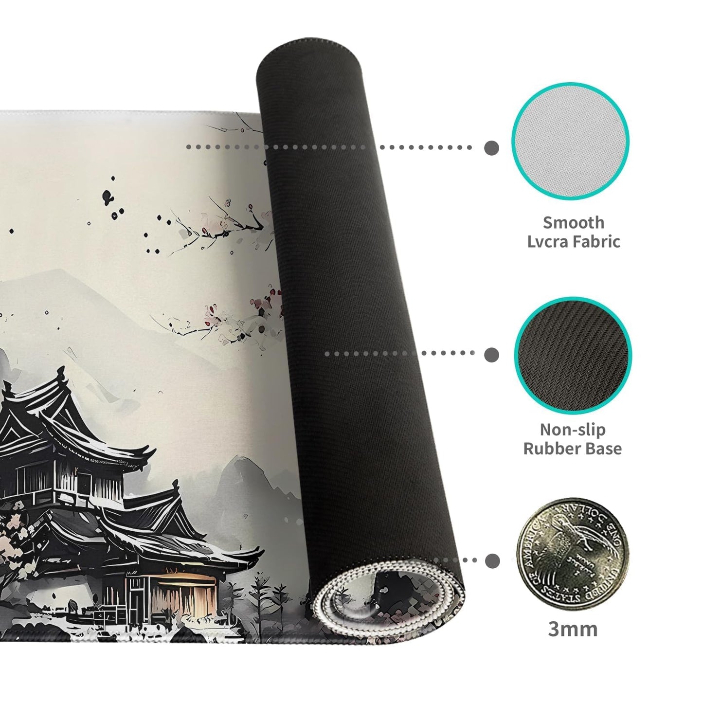 Gaming Mouse Pad Desk Pad XL Large Mouse Mat Keyboard Mat Office Desk Decor AccessoriesKeyboard Mat