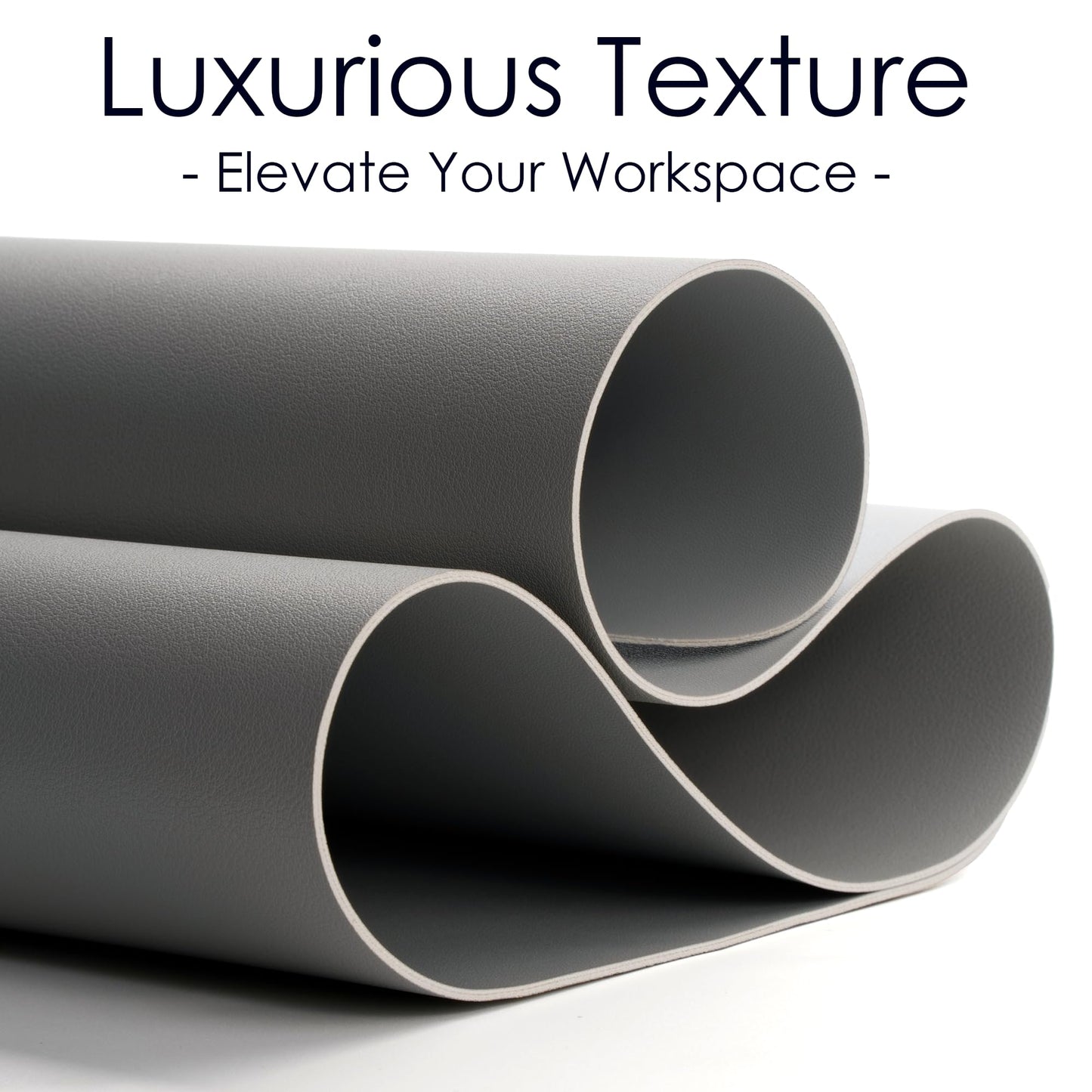Leather Desk Pad Protector, Waterproof Mouse Pad, PU Desk Mat, Office Desk Cover, Desk Writing Mat