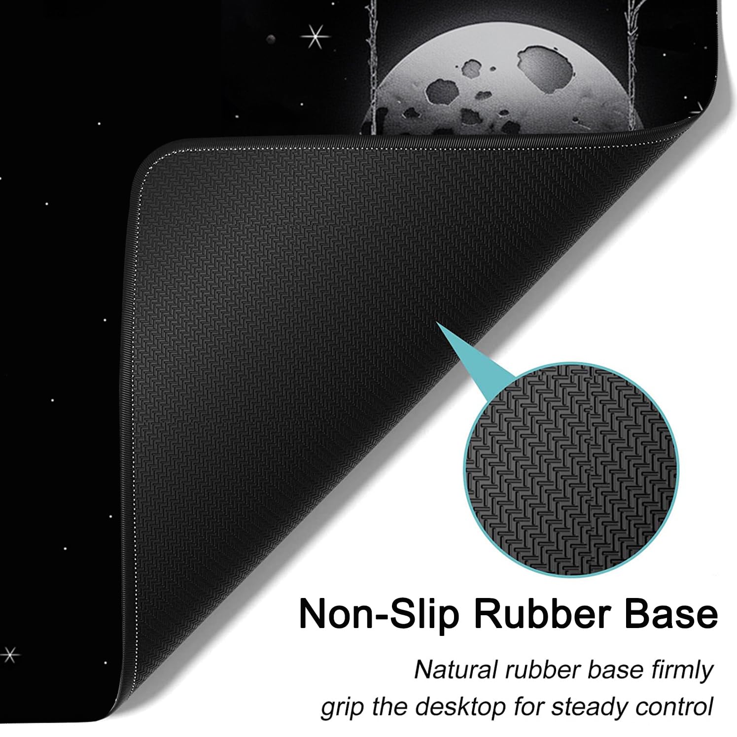 Large Mouse Pad, 31.5 x 11.8in Extended Gaming Mouse Pad with Stitched Edges,XXL Mousepad Protector