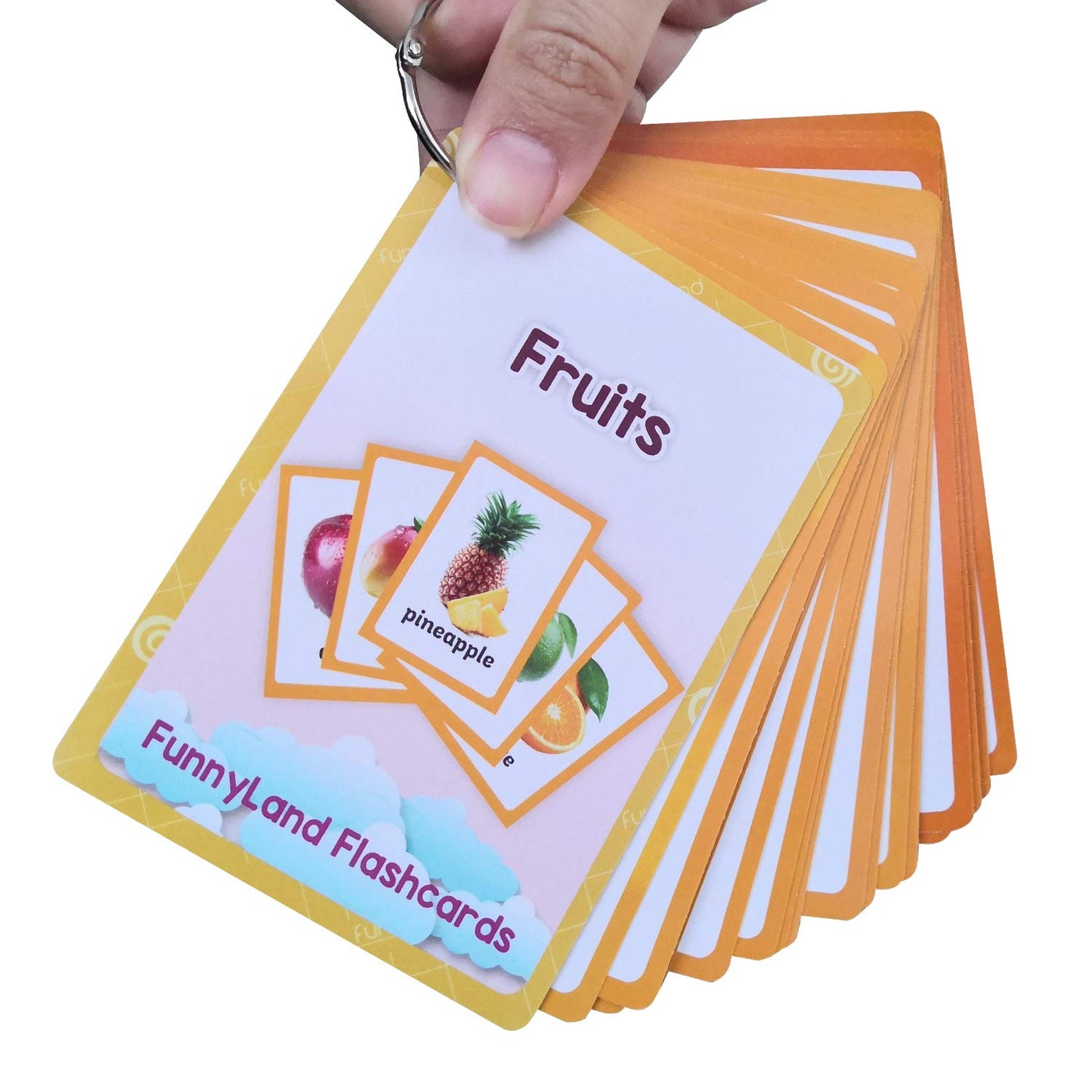 Fruits/Vegetable/Foods/Food Quantities Flash Cards English Flash Cards Pocket Card Learning Toys