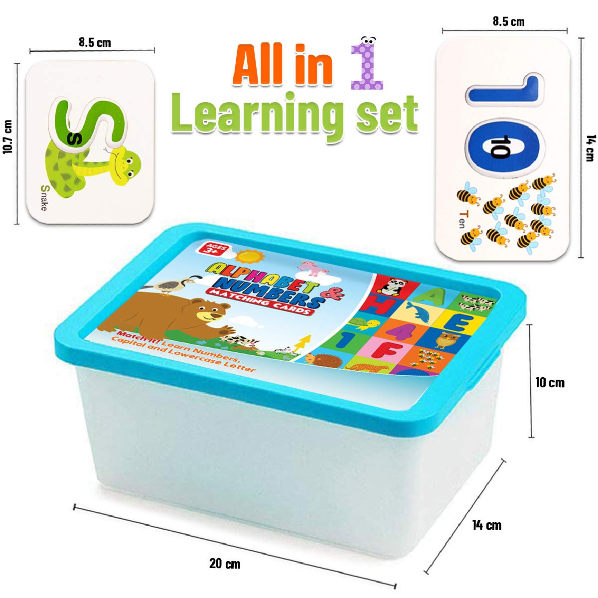 Toddler Alphabet Flash Cards - Preschool Activities Learning Toys