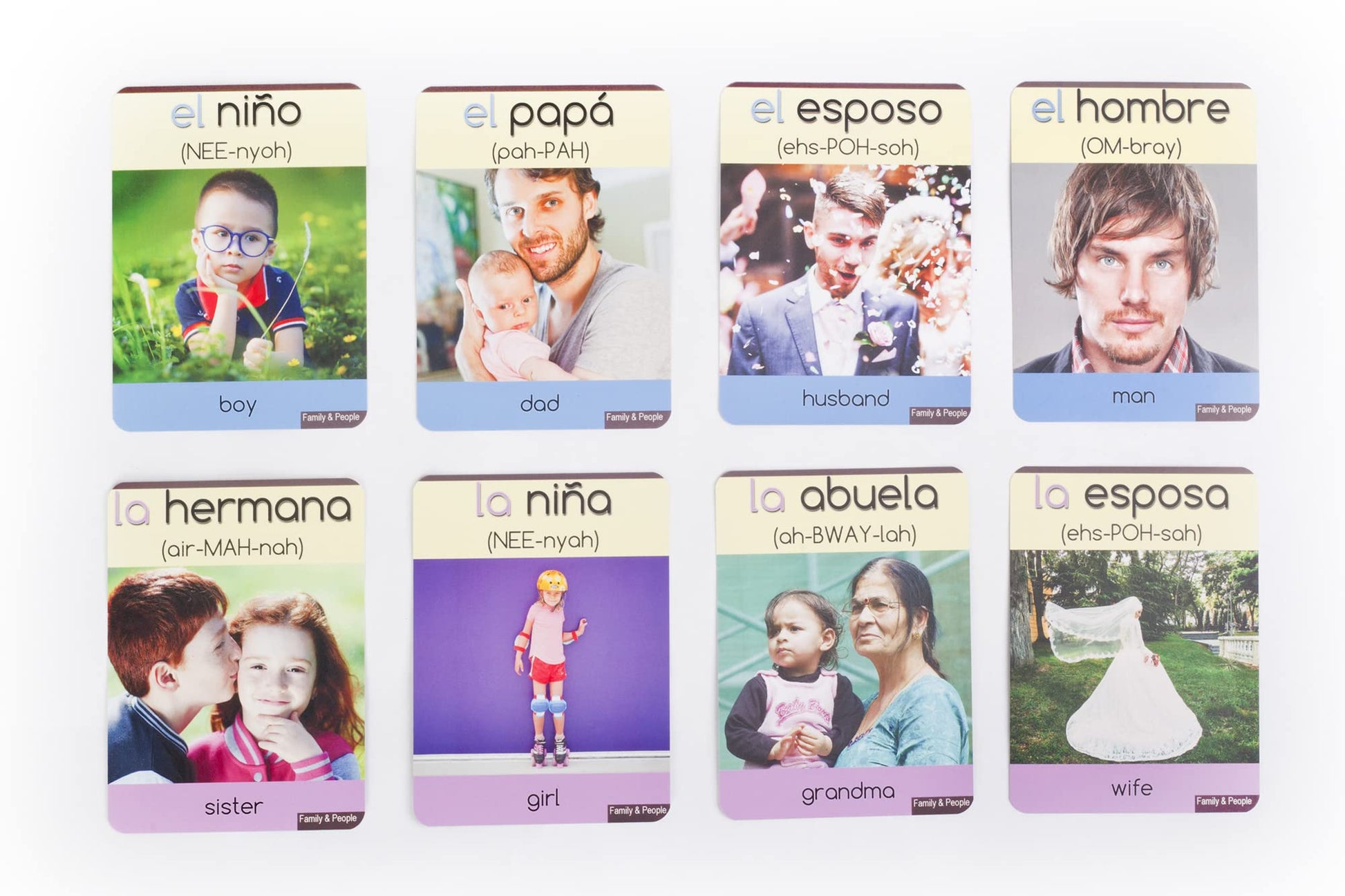 Spanish Flashcards for Beginners, Adults and Kids, 500 Most Used Spanish Words